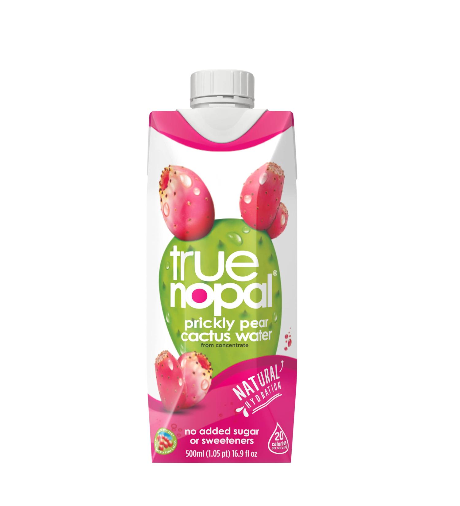 True Nopal Cactus Water 16.90 Fl. Oz - Pack of 12 | Refreshing Hydration - Buy Online on SooperMarket.com