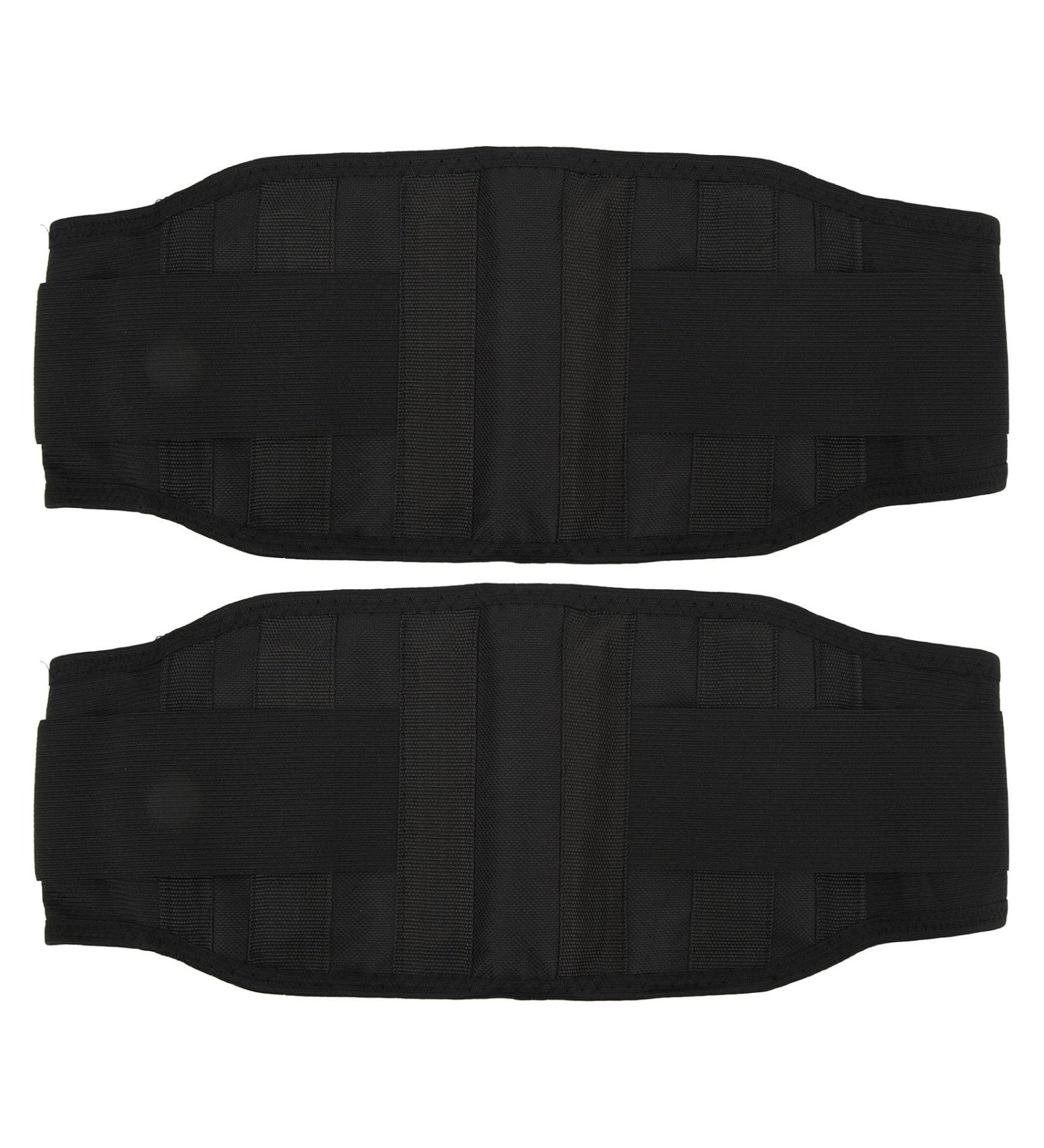 Self-Heating Lumbar Support - 2 Piece Magnetic Therapy Waist Bandage | Breathable Heated Back Support for Winter - Buy Online on SooperMarket.com
