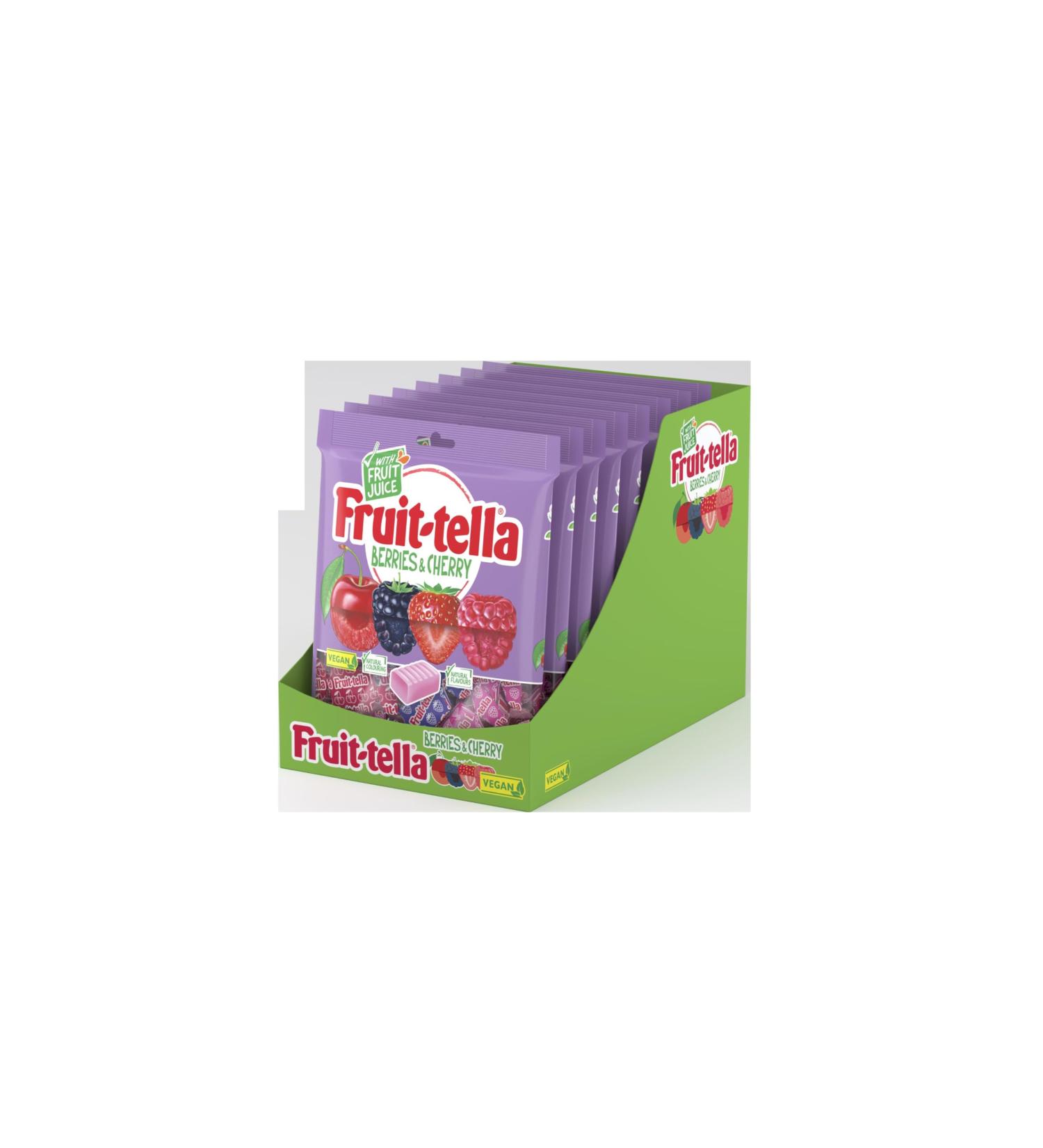 Fruittella Berries & Cherry Soft Chew Sweets 170 g (Pack of 8) - Buy Online on SooperMarket.com