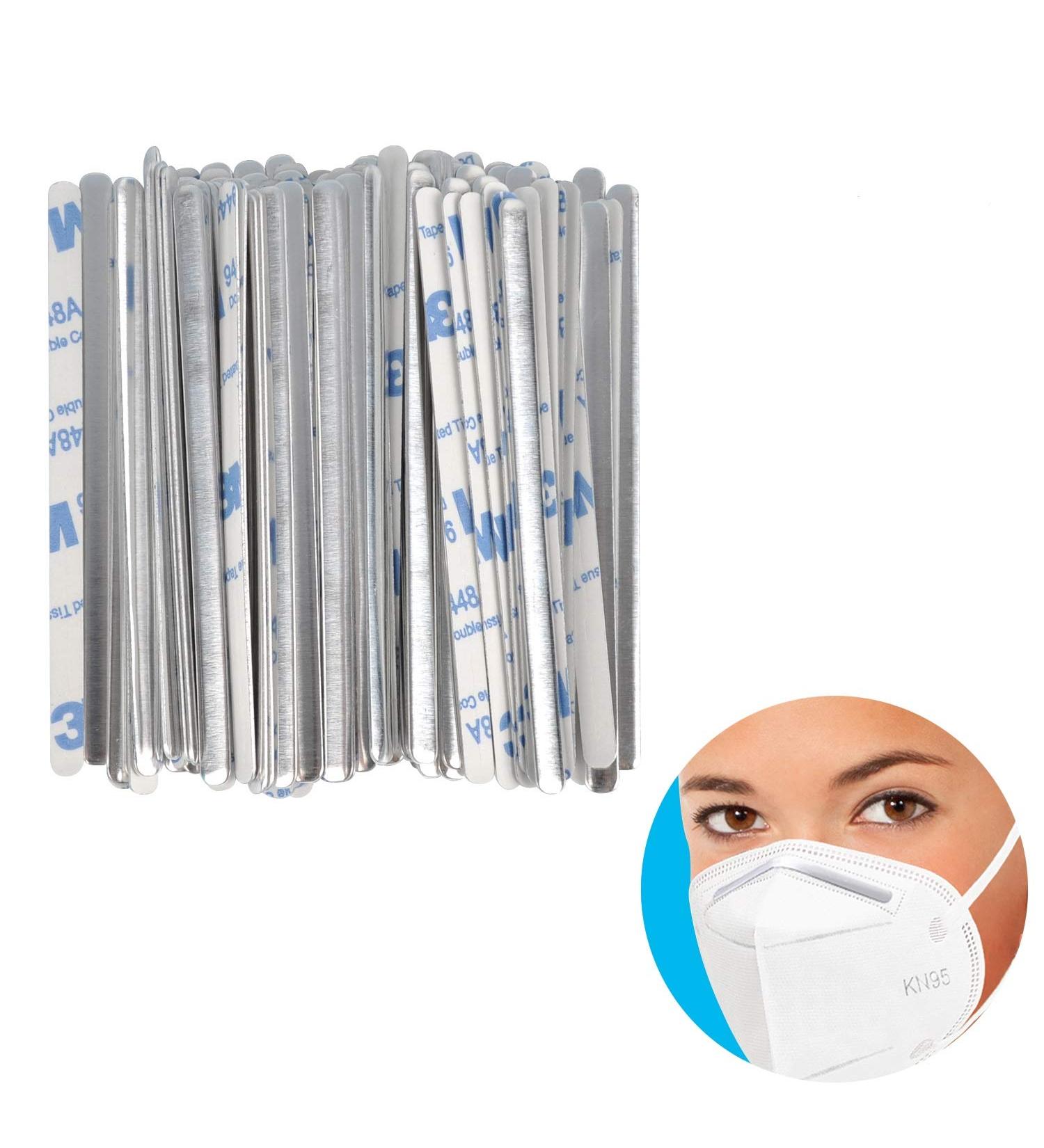 150-Pack Aluminum Nose Bridge Strips for DIY Sewing Masks - Nose Wire for Crafts and Face Masks - Buy Online on SooperMarket.com