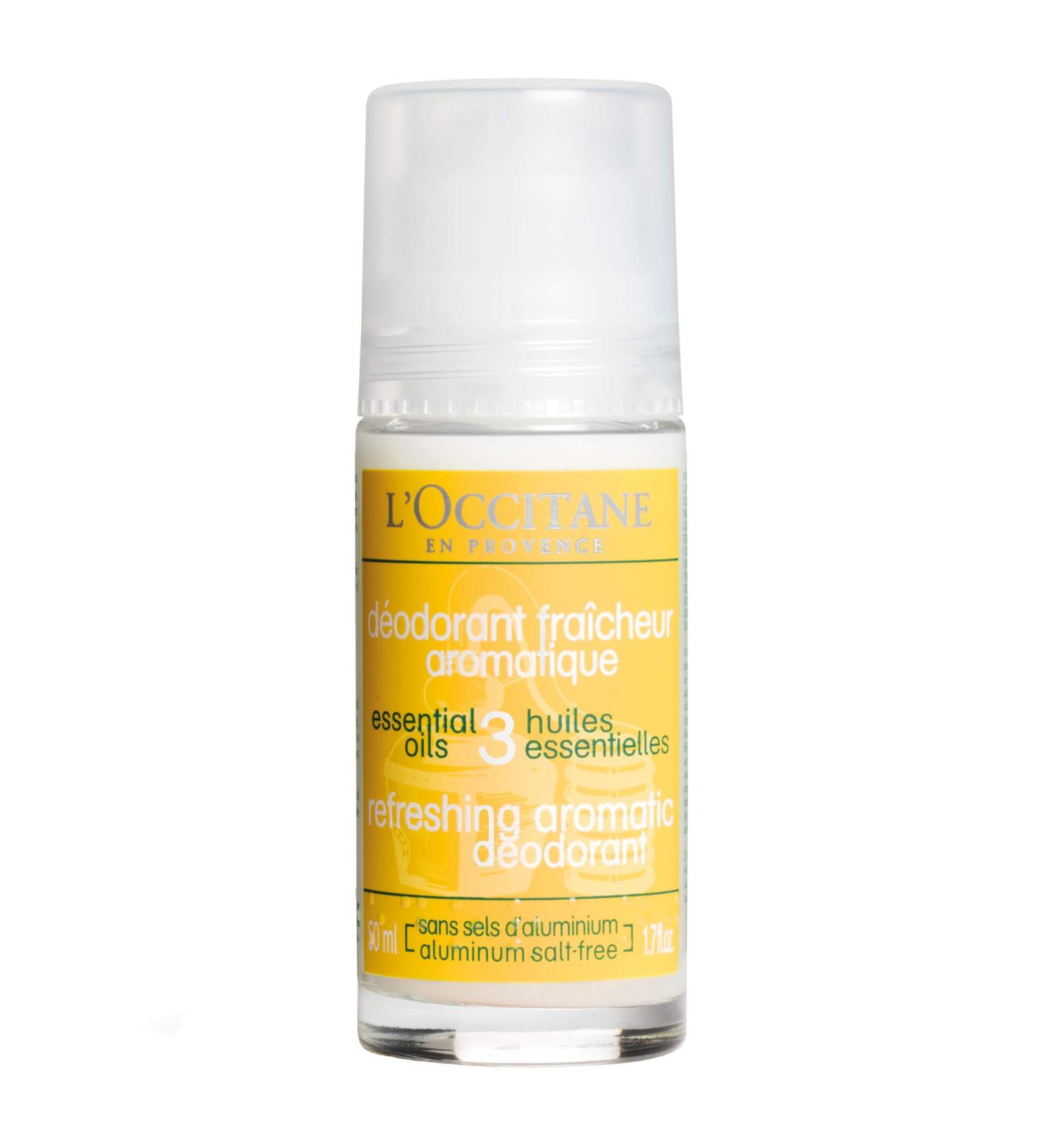 L'Occitane Refreshing Aromatic Deodorant 1.7 Fl Oz - Long-lasting Protection - Buy Online on SooperMarket.com