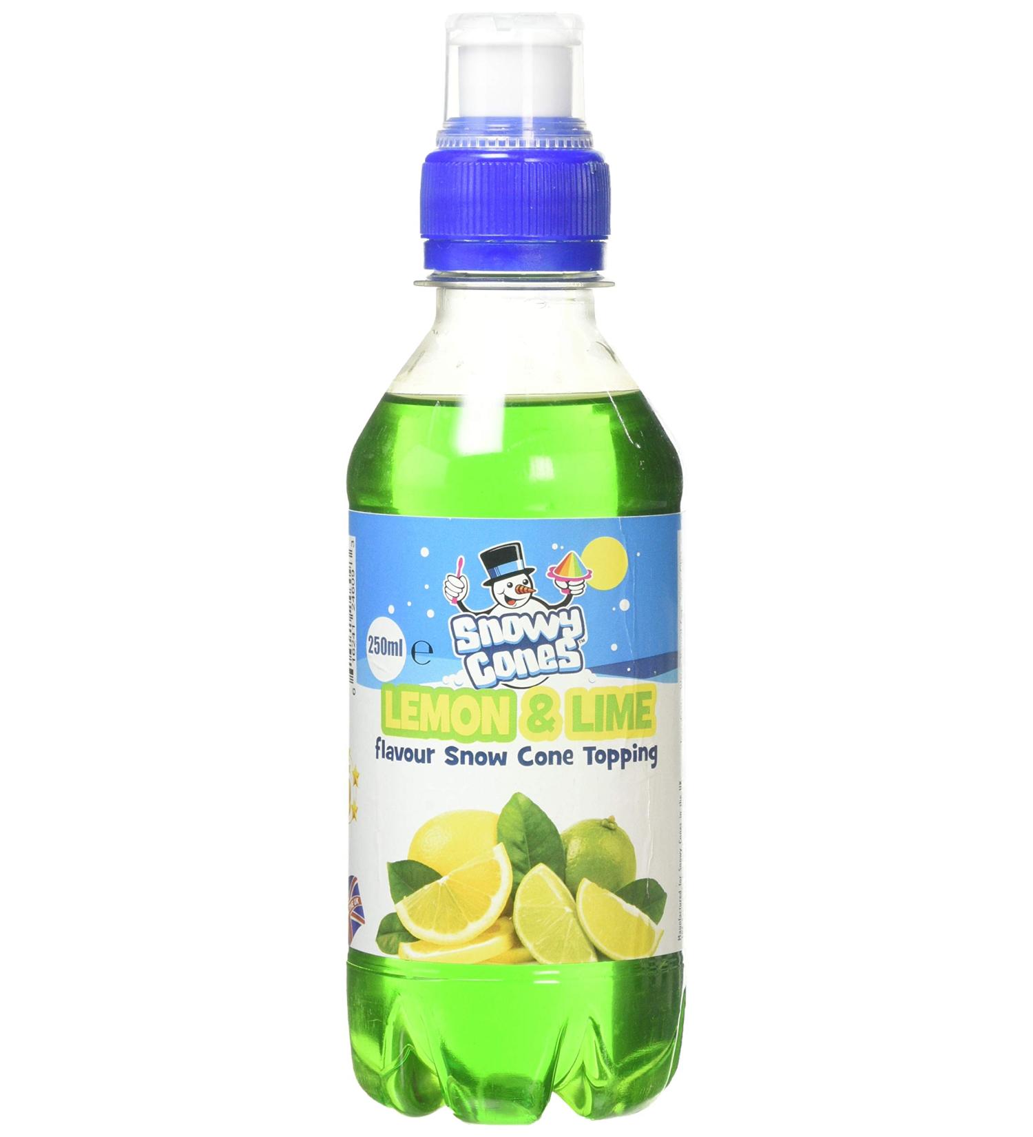 Snowycones | Syrup for Snow Cones and Shaved Ice | Not Slush | 250 ml Lemon and Lime - Buy Online on SooperMarket.com