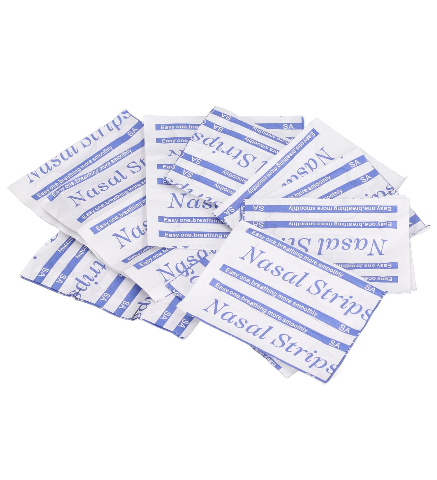 100 Pcs Nasal Strips for Snoring Relief and Nasal Congestion | Colds and Allergies Support - Buy Online on SooperMarket.com