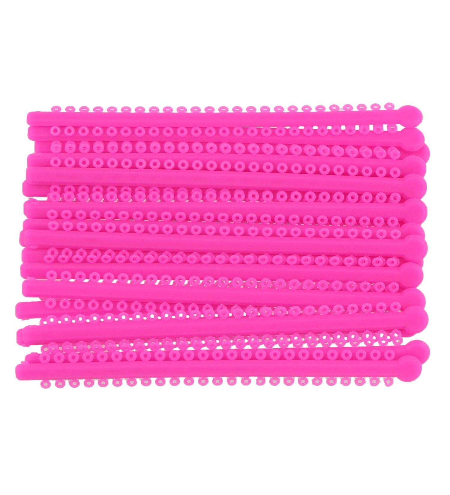 1000PCS Dental Orthodontic Ligature Ties - Elastic Multi Color Rubber Bands for Teeth - Dentist Tools and Material - Buy Online on SooperMarket.com