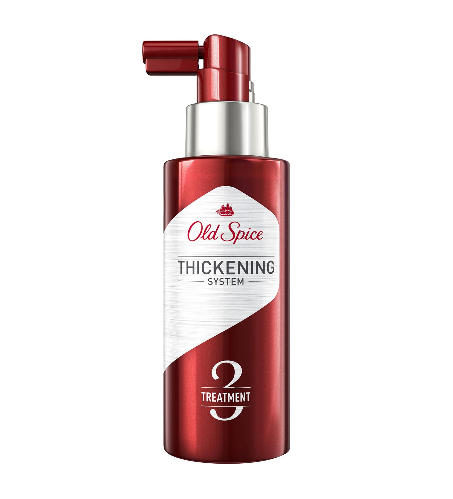 Old Spice Hair Thickening Treatment for Men - Castor Oil Infused Step 3 3.7 Fl Oz - International Shipping Available - Buy Online on SooperMarket.com