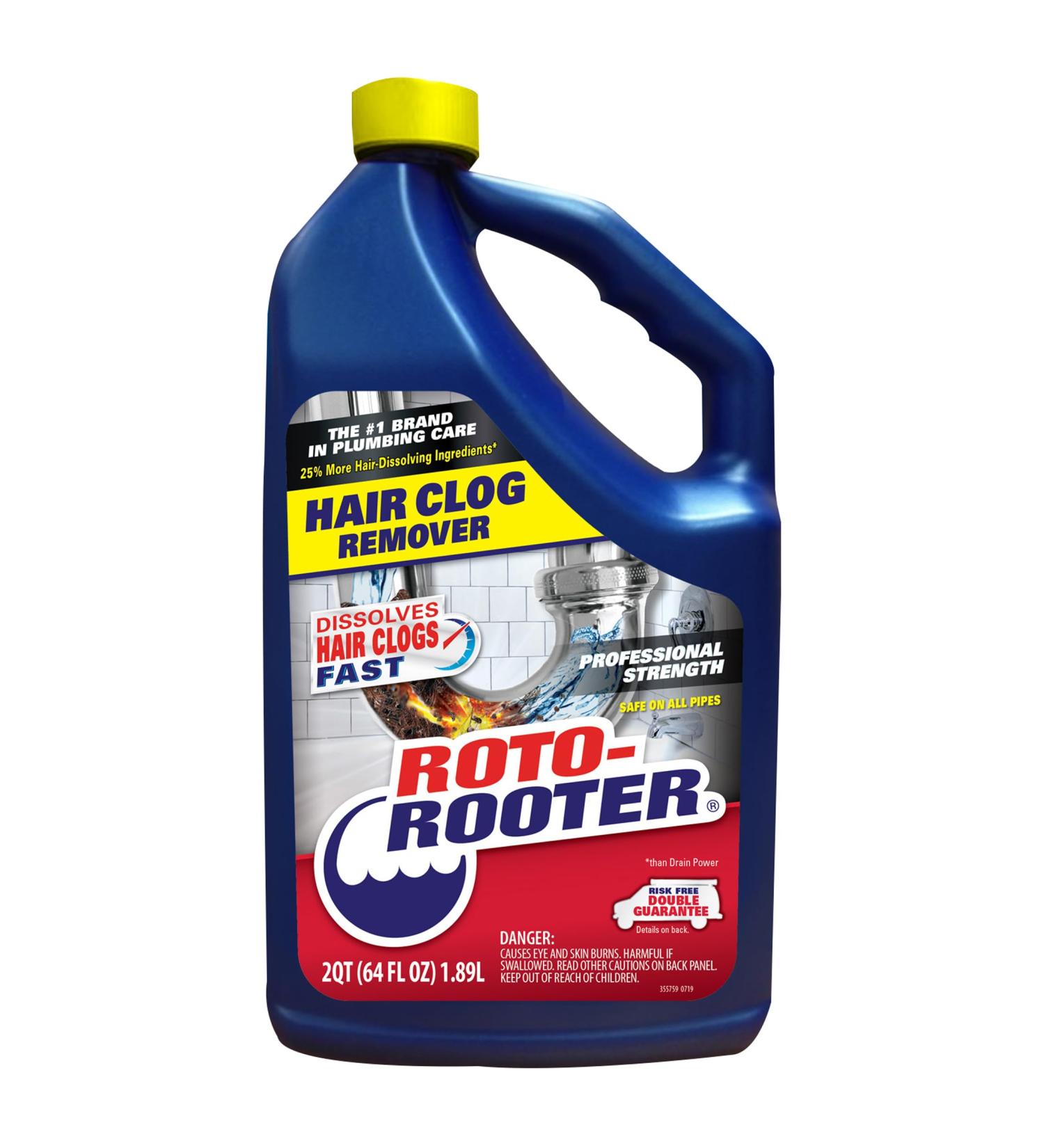 351405 Hair Clog Remover Drain Cleaner - 64 oz | Effective Solution for Clogged Drains | Fast International Shipping - Buy Online on SooperMarket.com