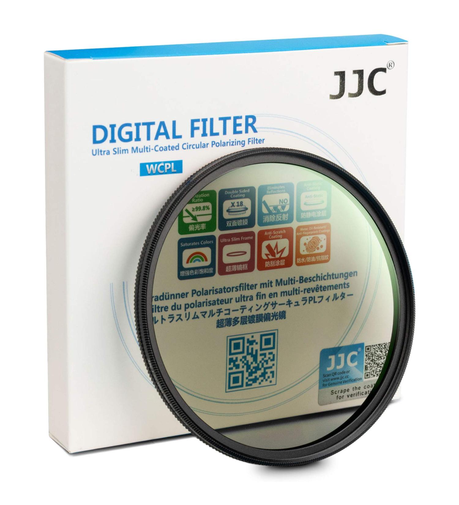 JJC 58mm HD Professional CPL Filter for Canon EOS Rebel & Other 58mm Lenses - Buy Online on SooperMarket.com