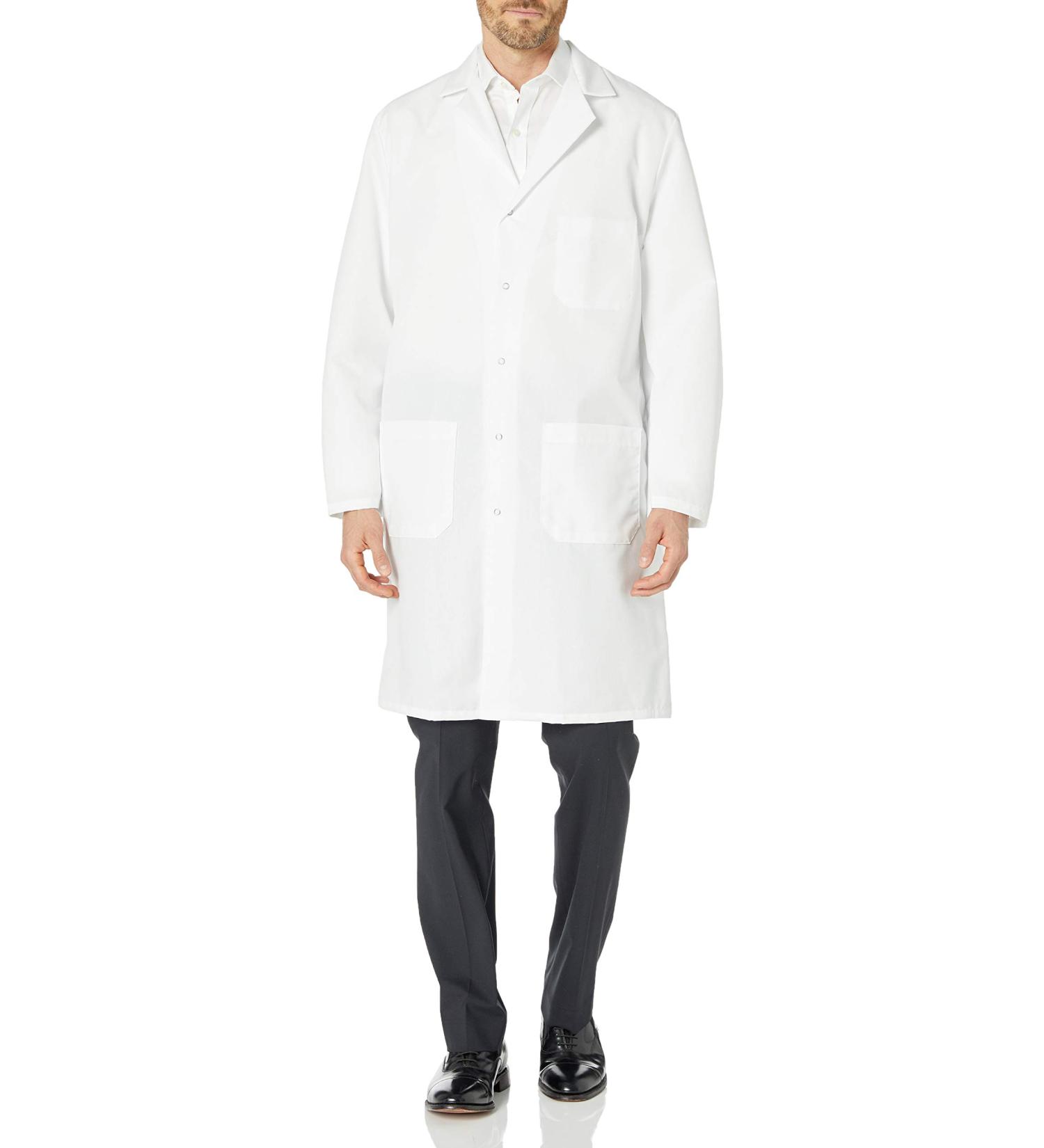 Red Kap Men's Interior Pocket Lab Coat XX-Large White