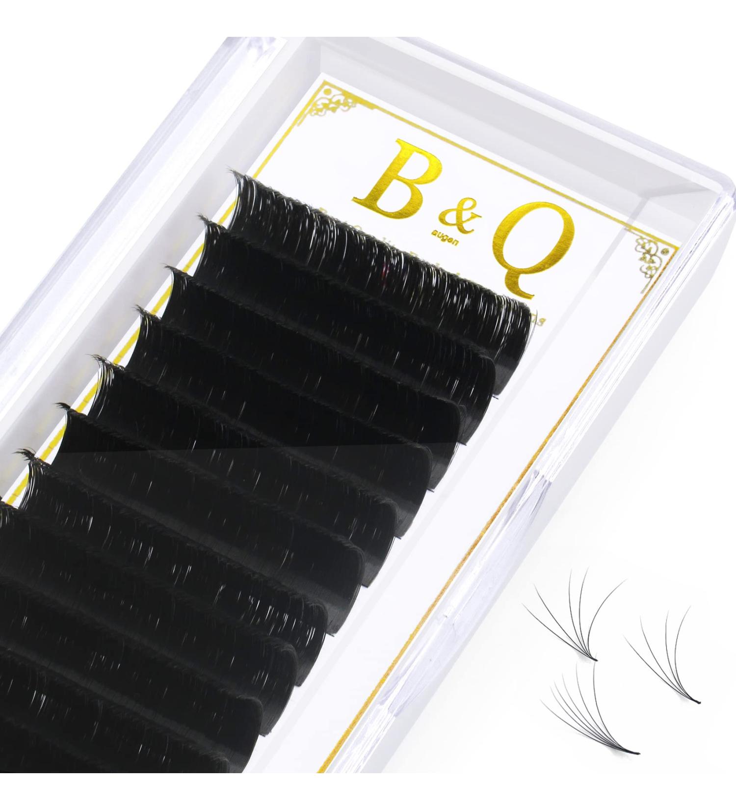 Easy Fan D-0.05 11mm D Curl Mega Volume Lash Extensions - 10-25mm | Flowering Lashes - Buy Online on SooperMarket.com