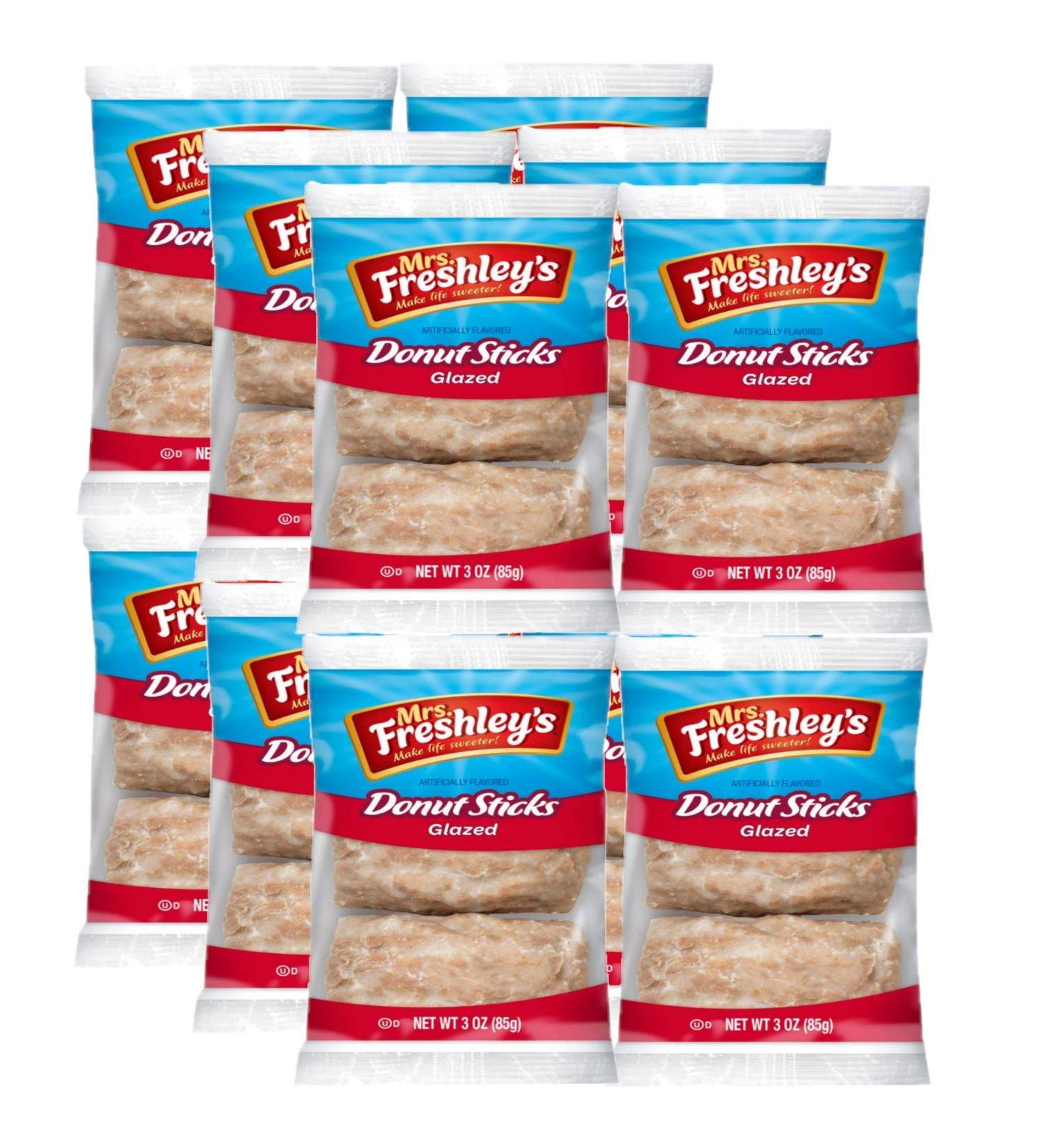 Mrs. Freshley's Donut Sticks: 36 Sticks Total (12 Packs of 3) - Pack of 2 - Buy Online on SooperMarket.com