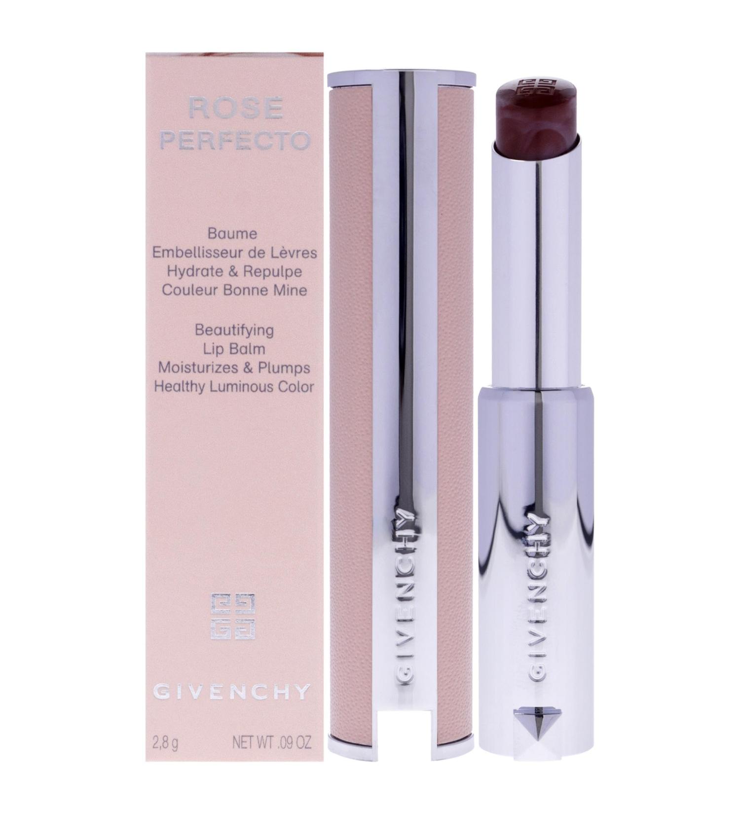 Givenchy Rose Perfecto Plumping Lip Balm N501 Spicy Brown - 0.09 oz | Buy Now for International Shipping - Buy Online on SooperMarket.com