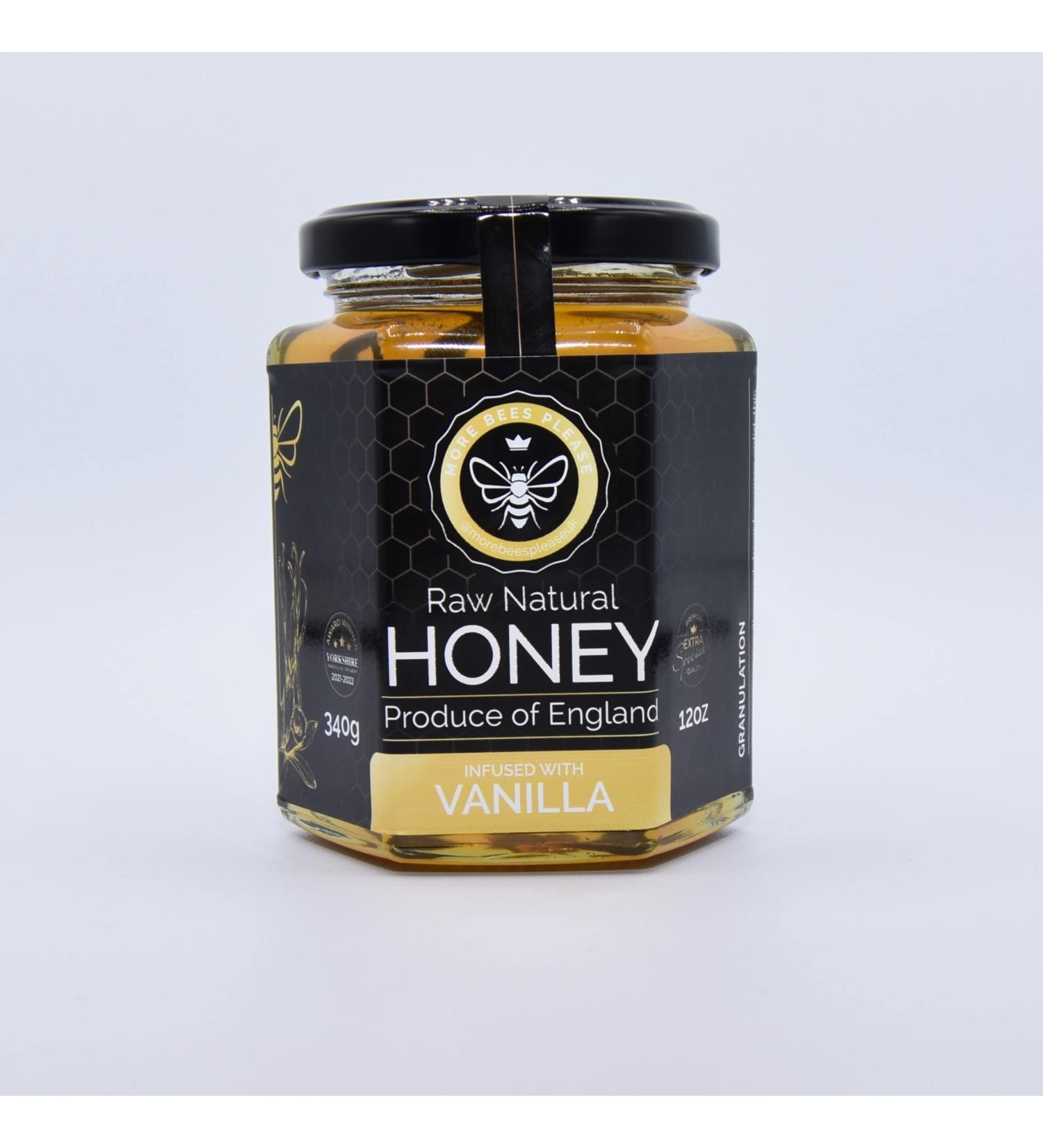 More Bees Please - Vanilla Infused Honey 12oz