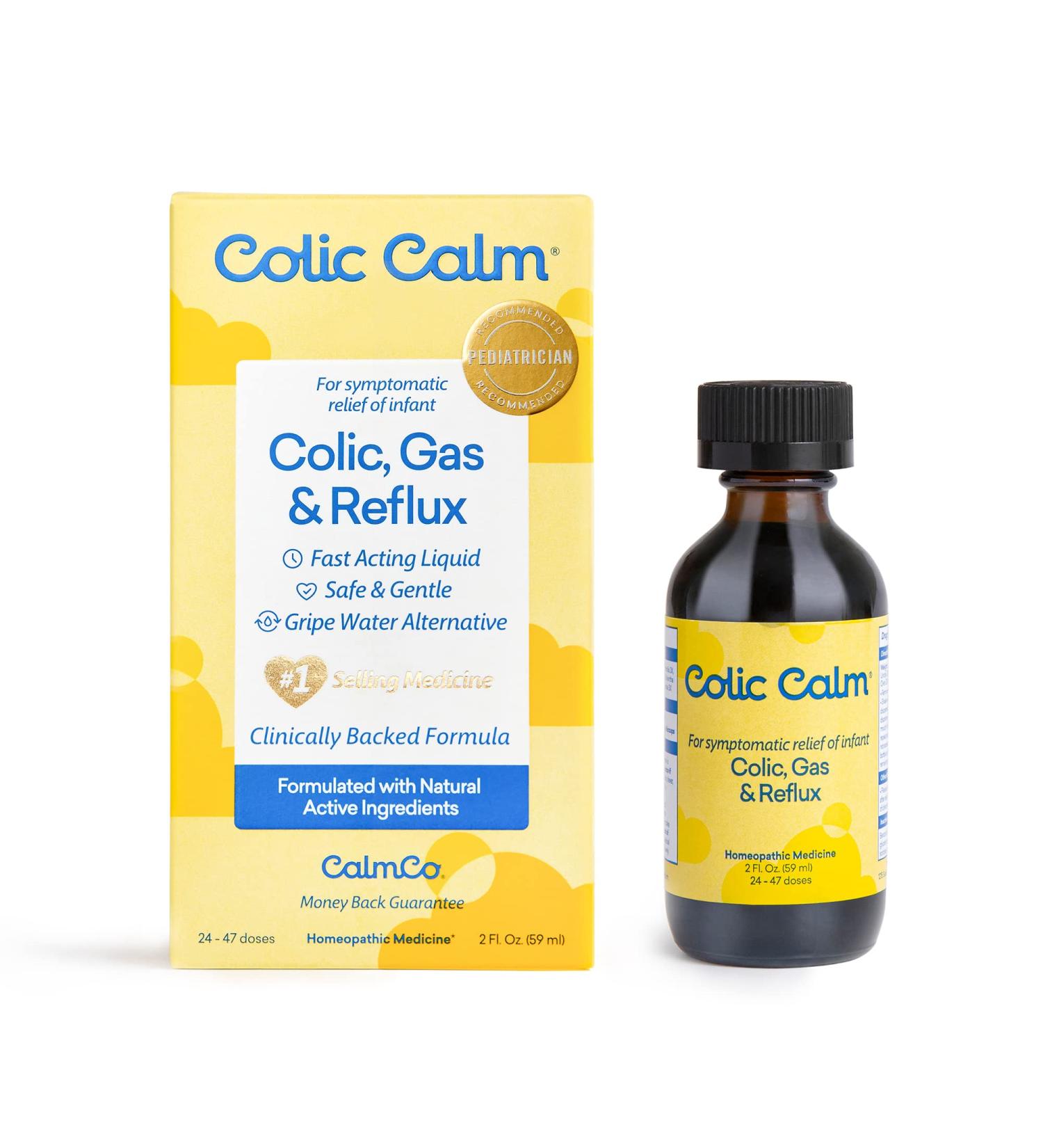 Colic Calm Homeopathic Gripe Water - 2 Fl Oz Infant Gas Relief Drops - Buy Online on SooperMarket.com