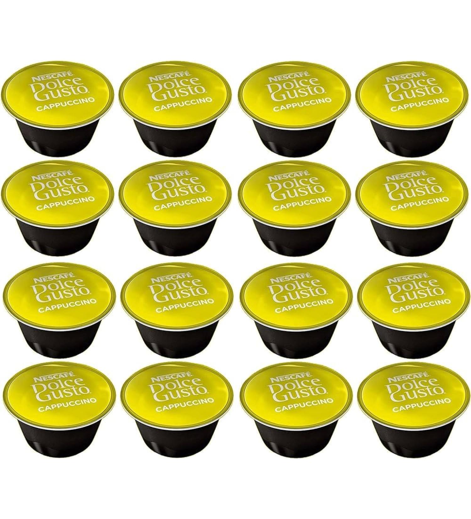 Dolce Gusto 50 x Cappuccino Coffee Pods Only (NO MILK PODS) Sold Loose - Buy Online on SooperMarket.com