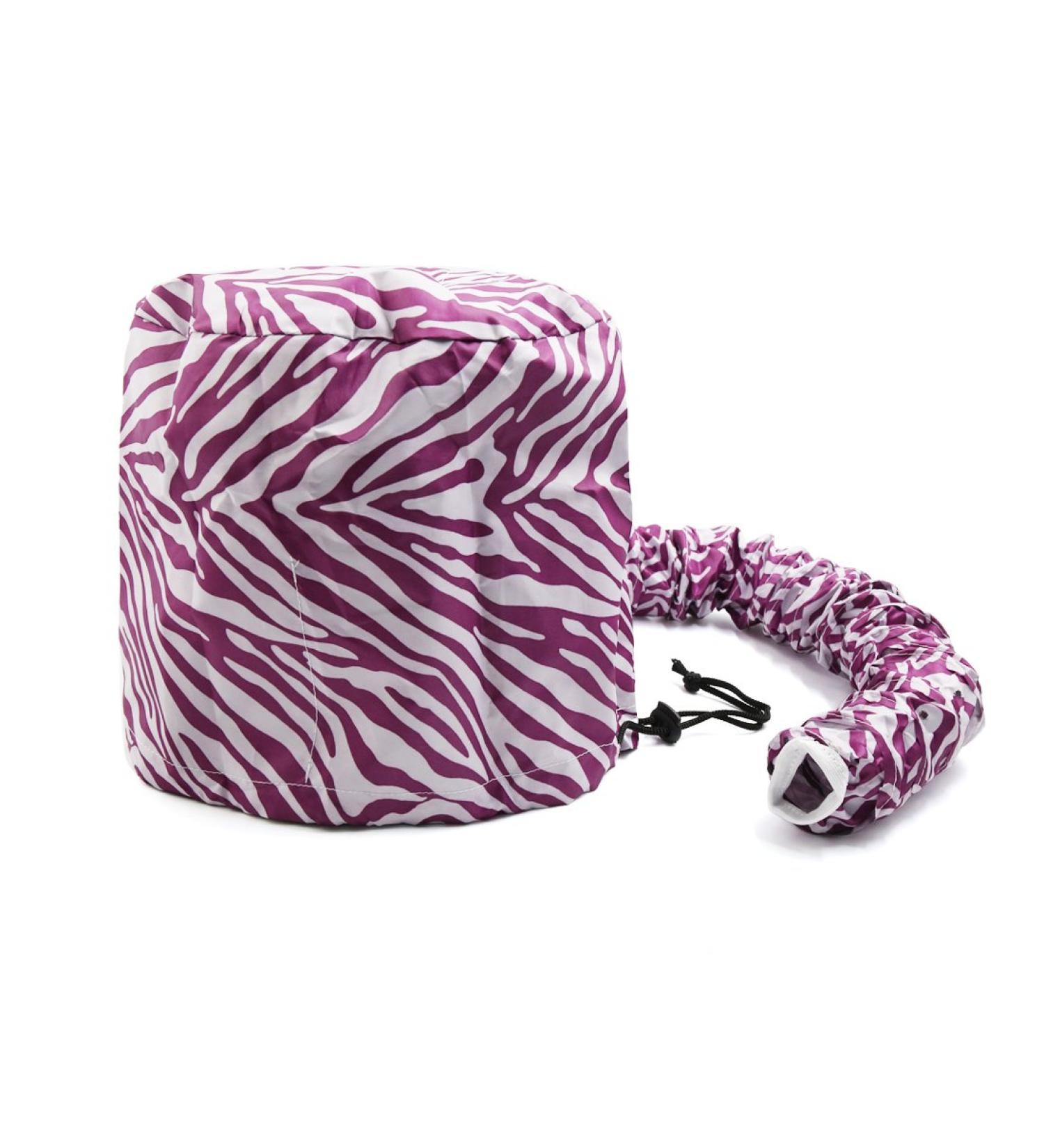 Ruilogod Purple White Polyester Portable Hair Drying Styling Soft Bonnet Hood Blow Dryer Connect Cap - Buy Online on SooperMarket.com