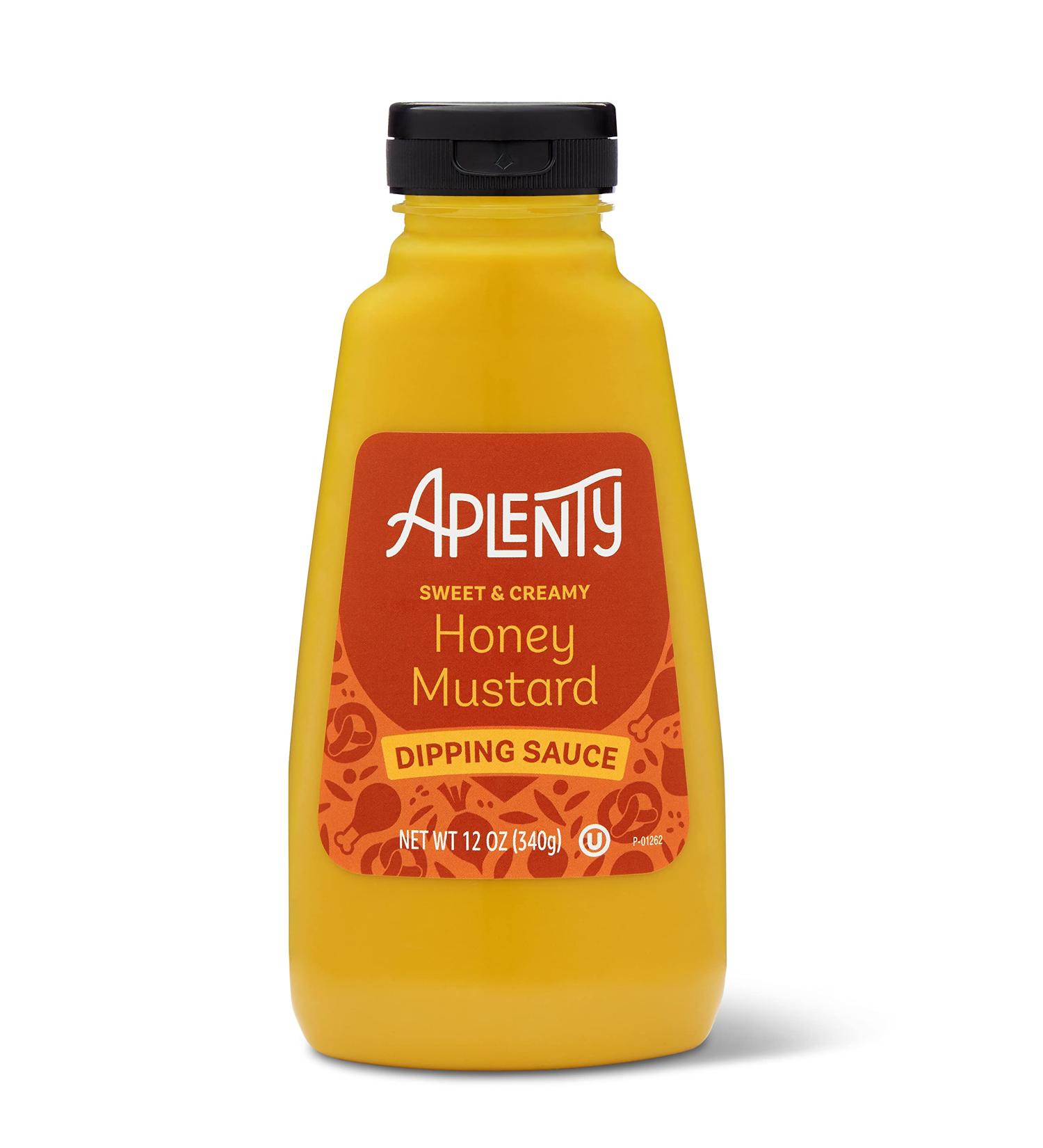 Amazon Brand Aplenty Honey Mustard Dipping Sauce 12 oz - Delicious Condiment for Snacks and Meals - Buy Online on SooperMarket.com