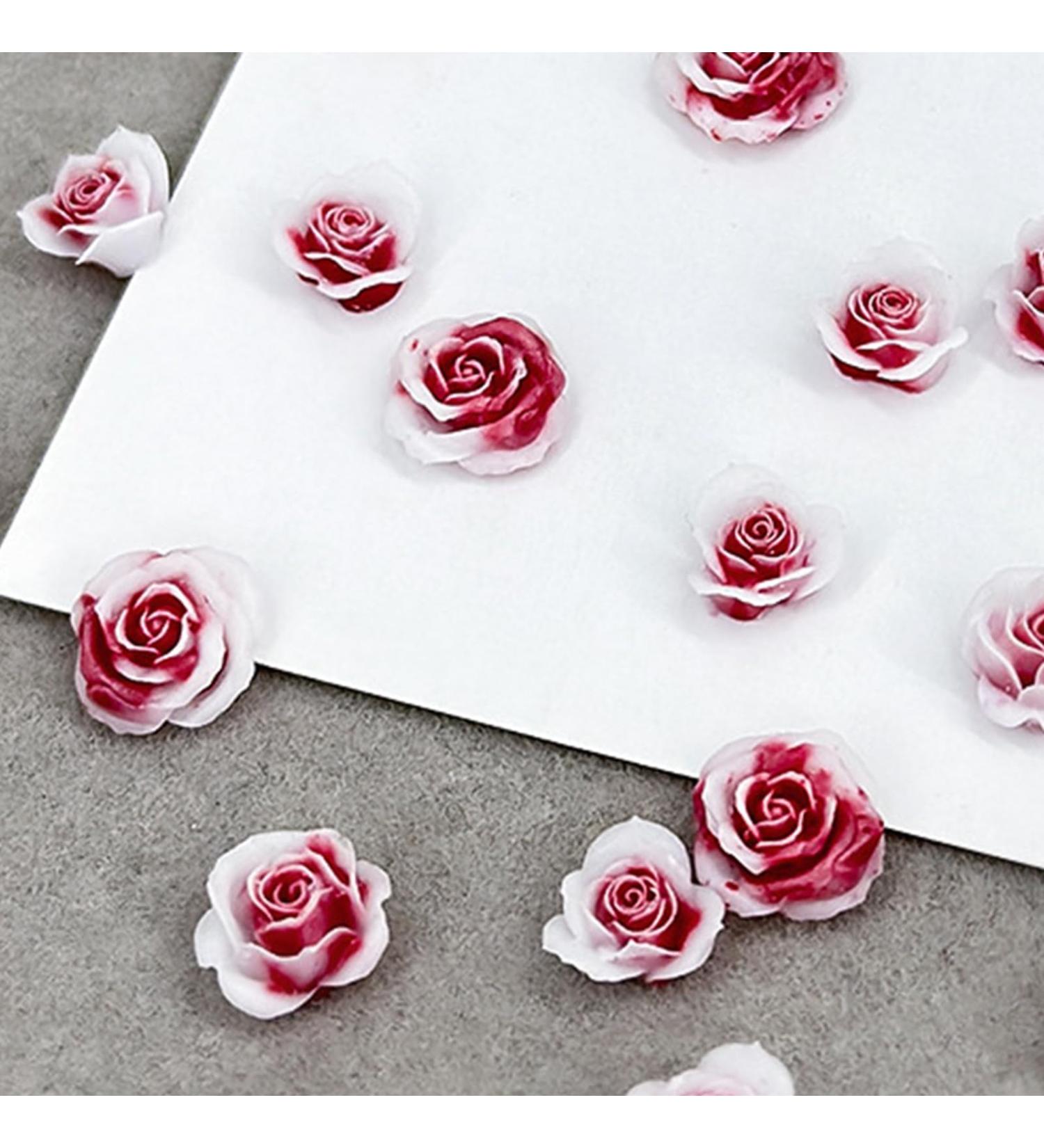 50Pcs 3D Flower Nail Multi Colors Variety Mix Camellia Flower Cute Nail Art For Manicure DIY Craft Jewelry 3d Nail For Acrylic Nails Multi-Color - Buy Online on SooperMarket.com