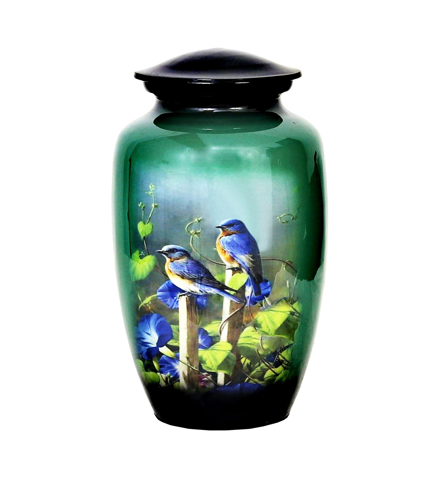 HLC URNS Lovely Humming Bird Adult Cremation Urn for Human Ashes - Adult Funeral Urn Handcrafted - Affordable Urn for Ashes (Adult (200 lbs) 10.5 x 6 Lovely Humming Bird Cremation Urn) - Buy Online on SooperMarket.com