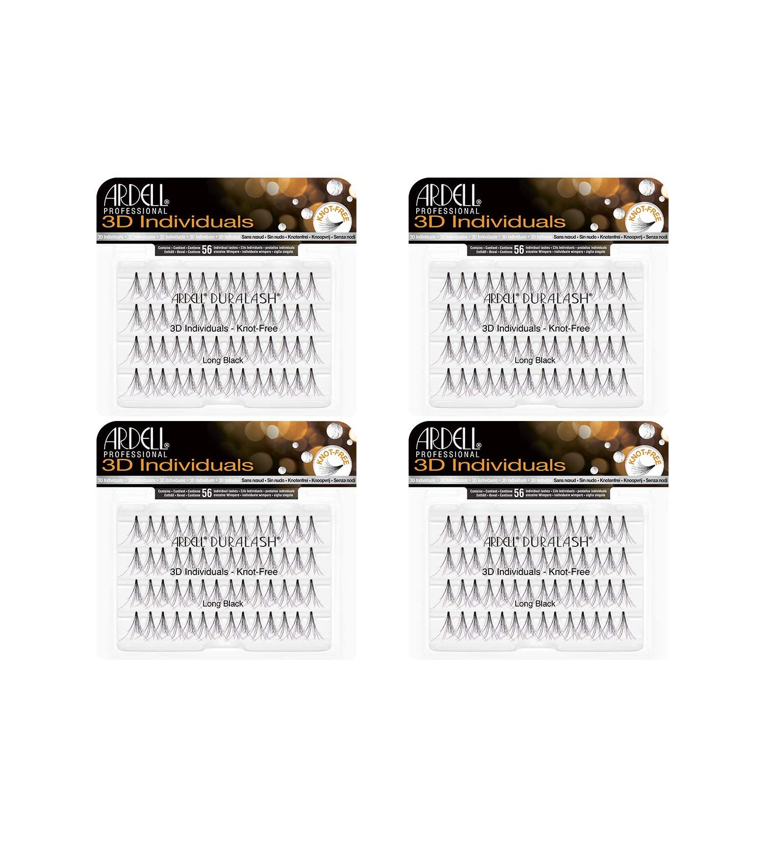Ardell 3D Individuals Long Black 4 Pack - Get Stunning Lashes Now! - Buy Online on SooperMarket.com
