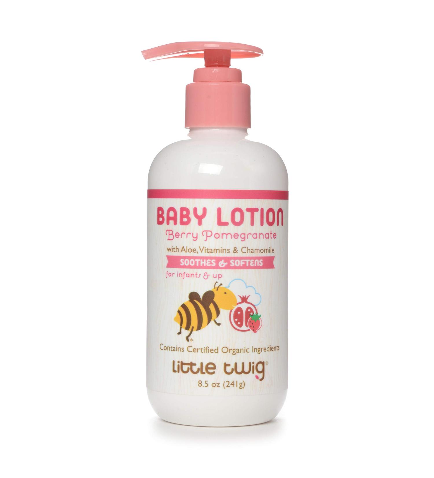 Little Twig Baby Lotion - Berry Pomegrante - 8.5 fl oz | Natural Plant-Derived Formula - Buy Online on SooperMarket.com