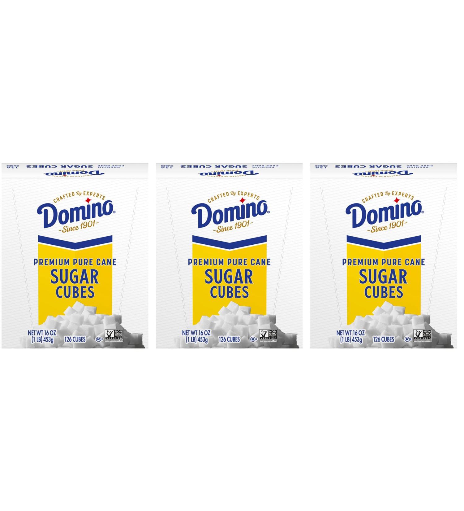 Domino Premium Pure Cane Sugar Cubes 3 LB E-commerce Pack - 126 Cubes, Pack of 3 - Buy Online on SooperMarket.com