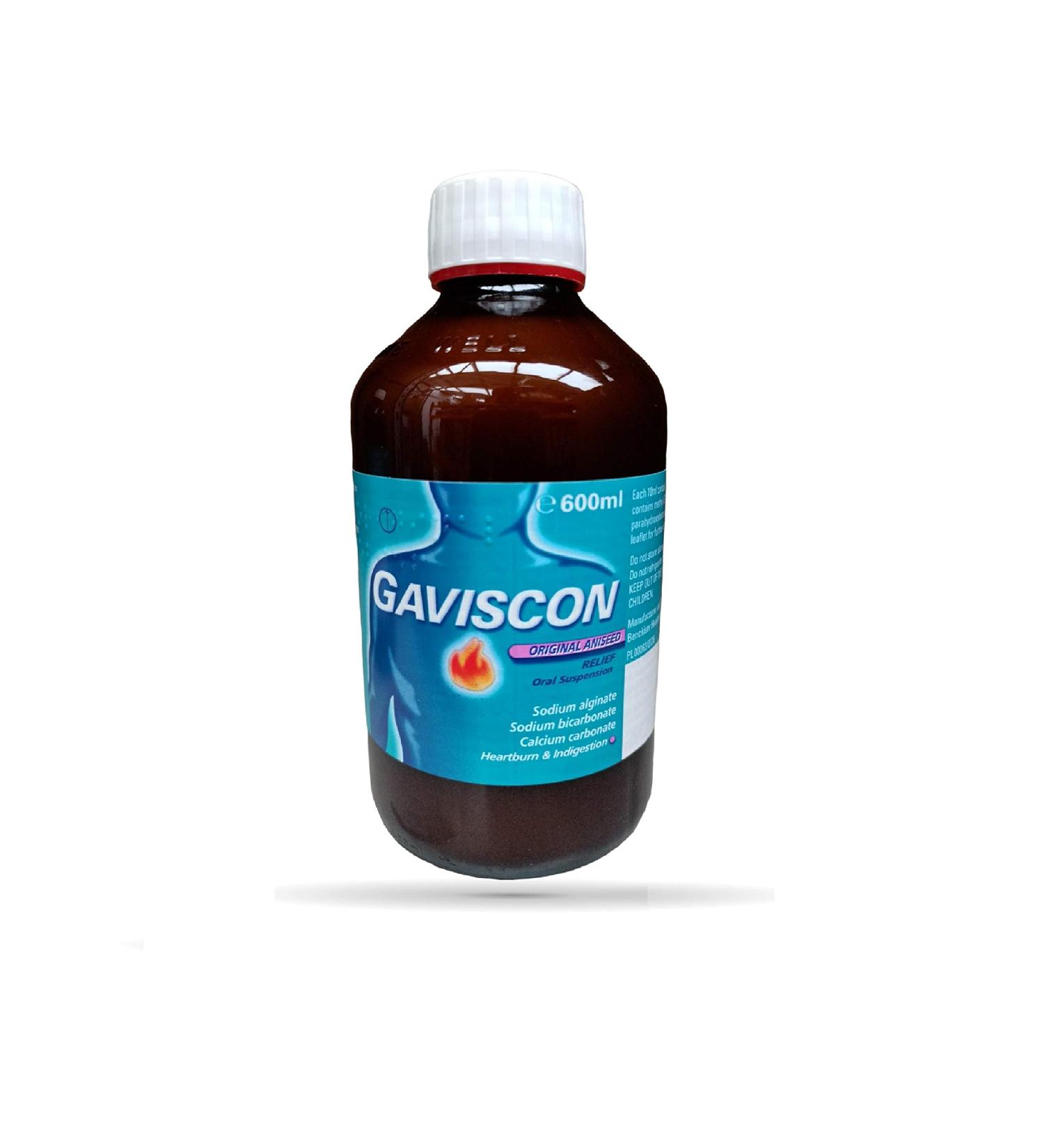 Gaviscon Original Aniseed 600ml - Buy Online on SooperMarket.com