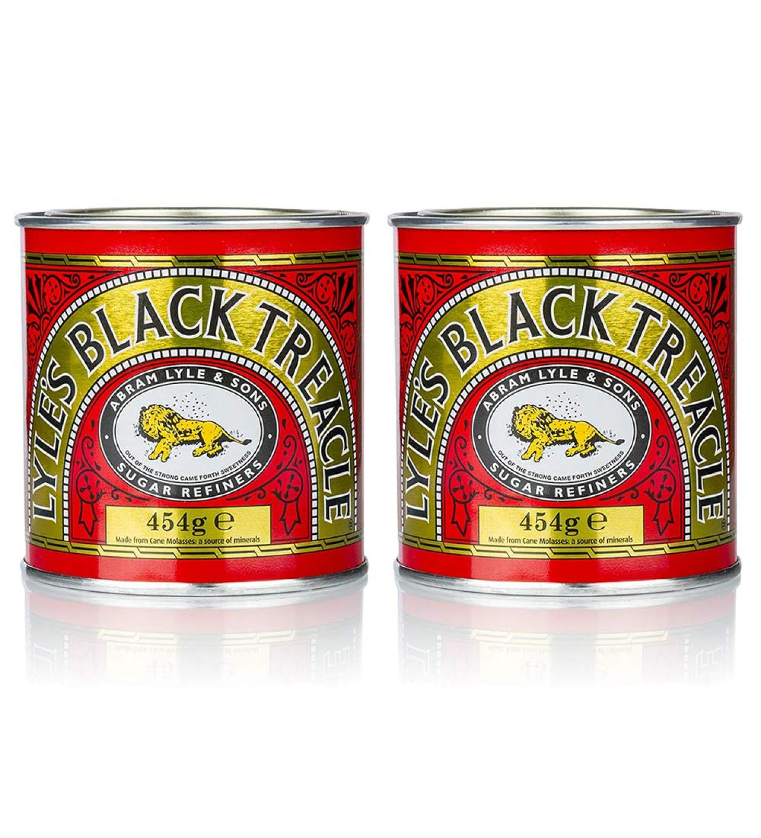 2 x 454g Black Treacle Dark Syrup Sugar Molasses Sweet Marinade Baking Cake