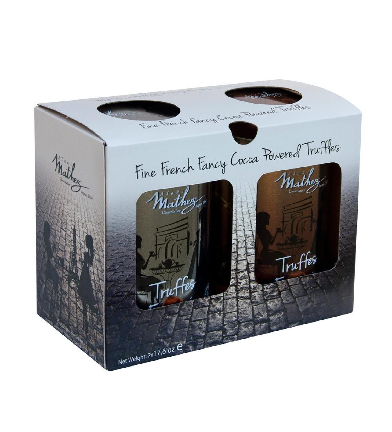 Buy 2x500g Chocolat Mathez Fine French Cocoa Powdered Chocolate Truffles - Indulge in Gourmet Fantasy Treats! - Buy Online on SooperMarket.com
