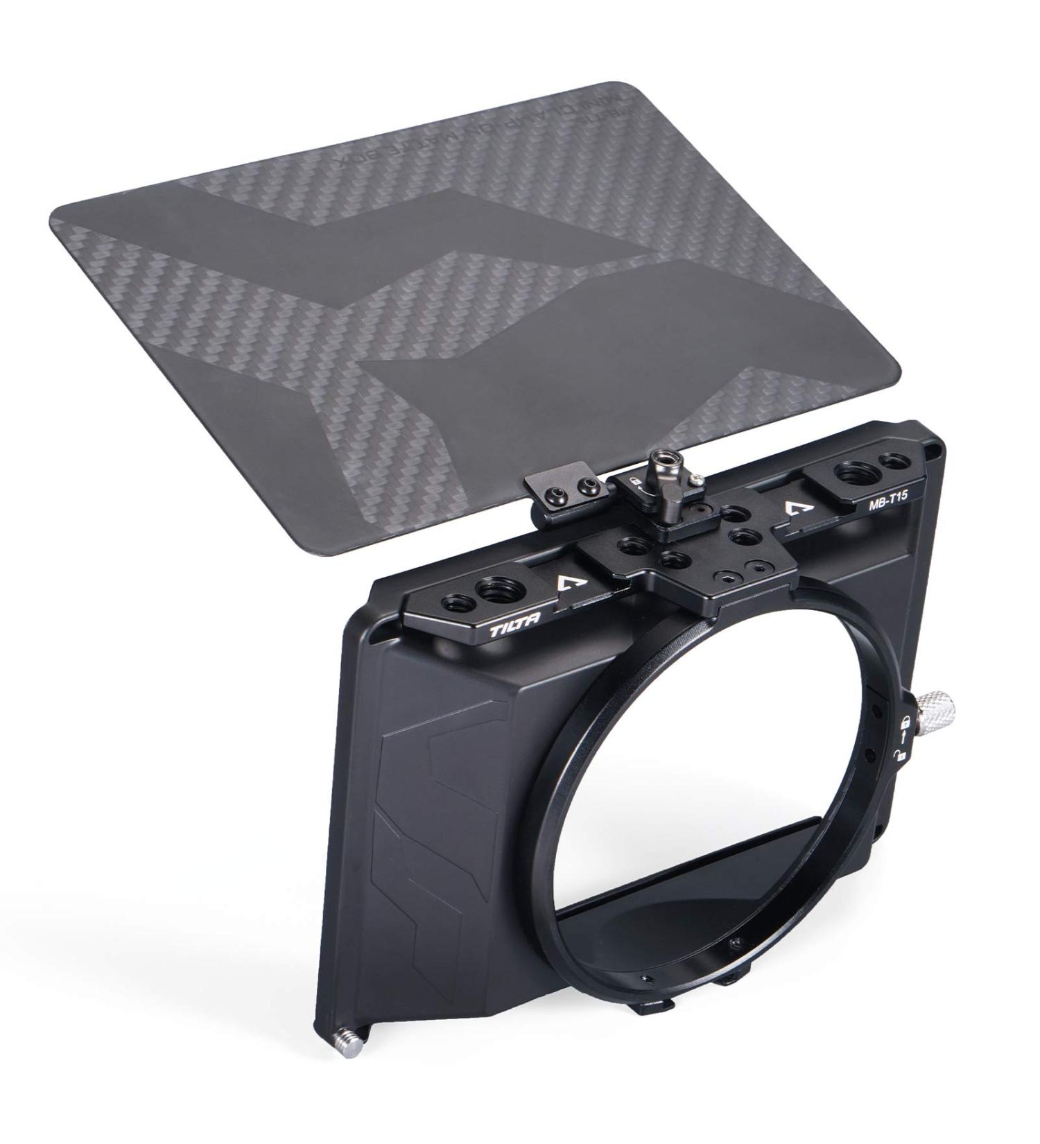 Tiltaing Mini Matte Box - Lightweight Filter Support with Top Flag for DSLR and Cine-Style Cameras | MB-T15 - Buy Online on SooperMarket.com