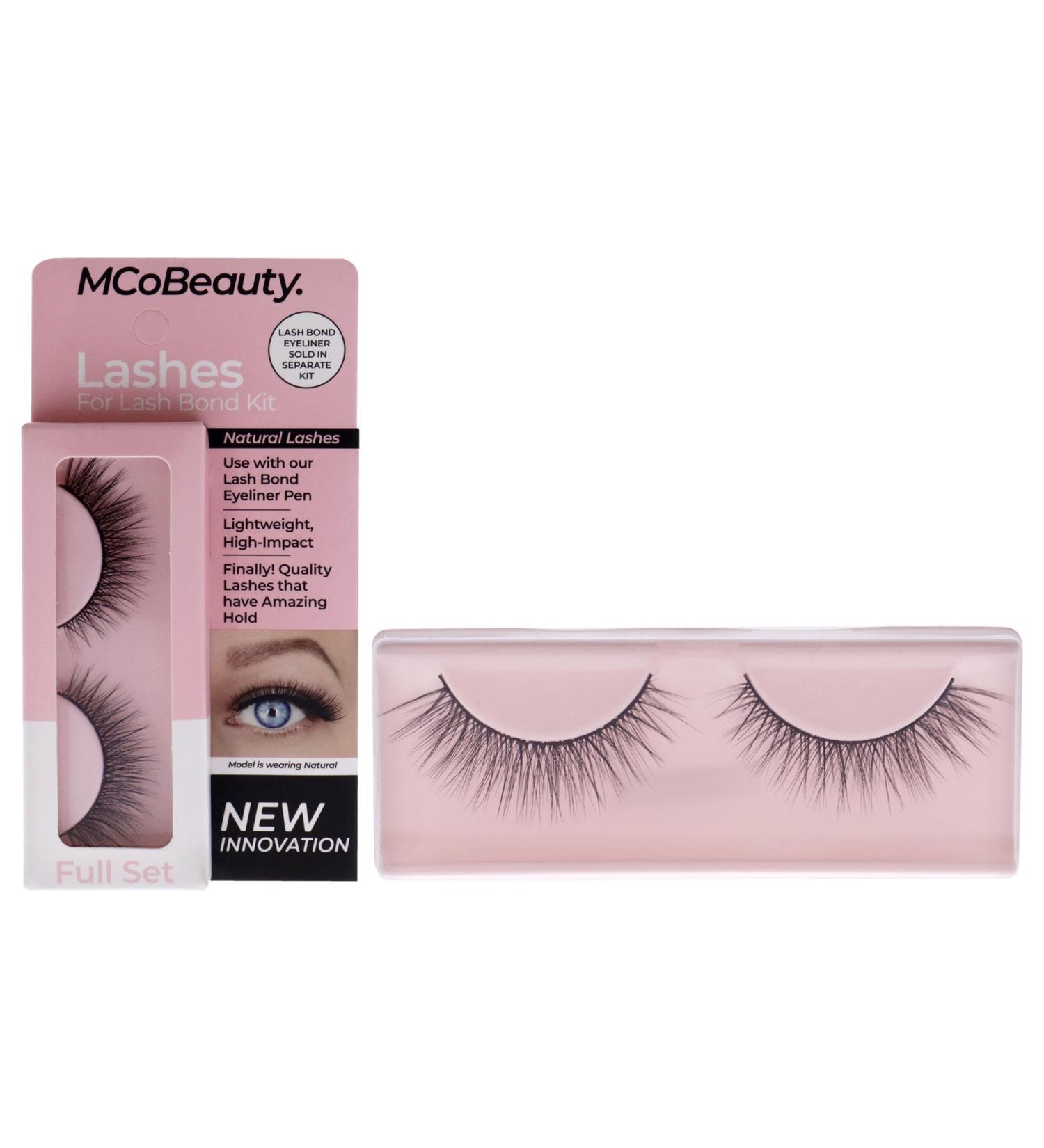 MCoBeauty Eye Lashes Kit - Lightweight Comfortable & Reusable - Instant Adhesion Customizable Fit - Perfect Hold for Natural Look - Buy Online on SooperMarket.com