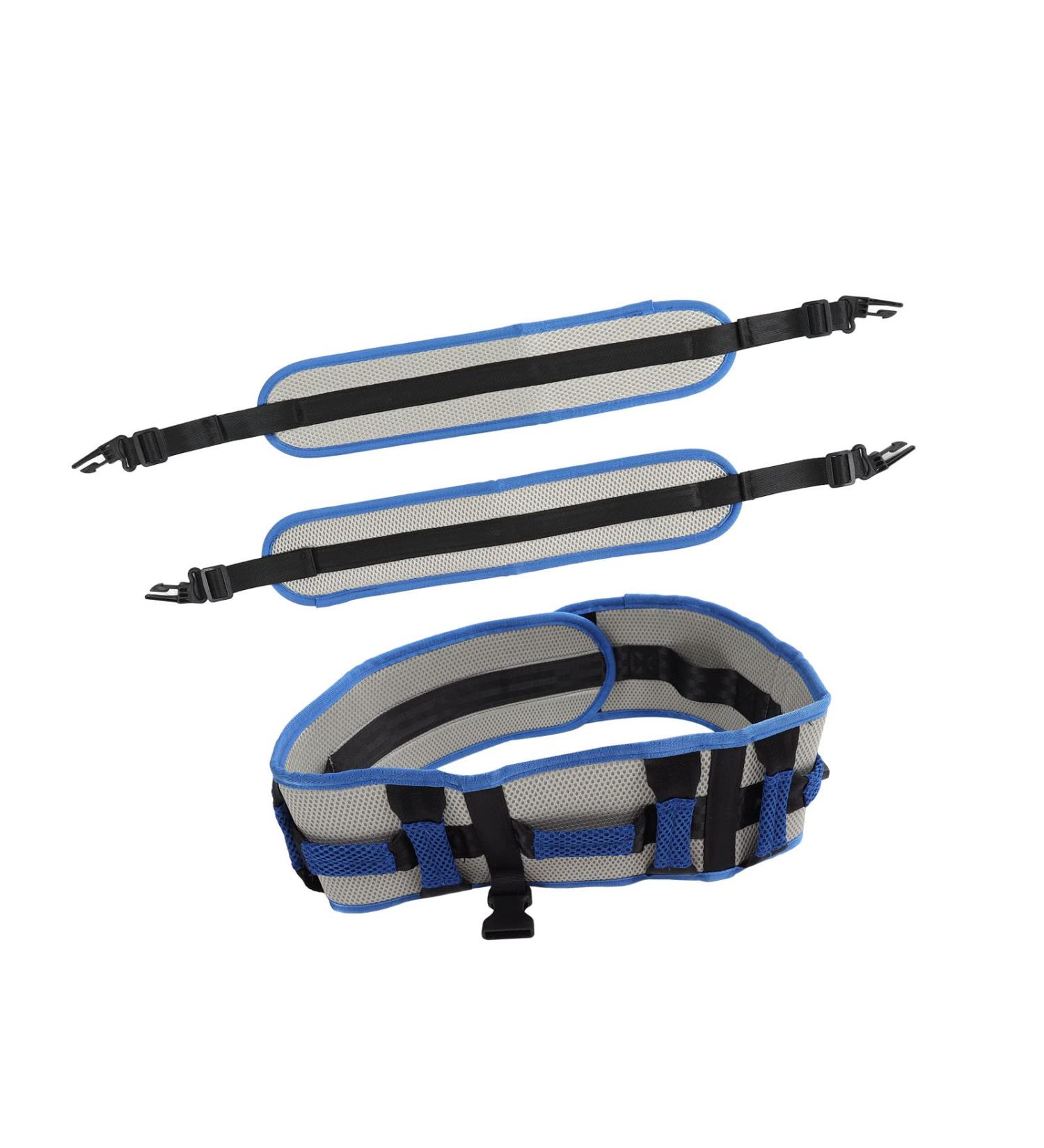 Elderly Transfer Belt High Load Capacity EVA Blue Transfer Belt Comfortable with Straps for Elderly Legs (S) - Buy Online on SooperMarket.com