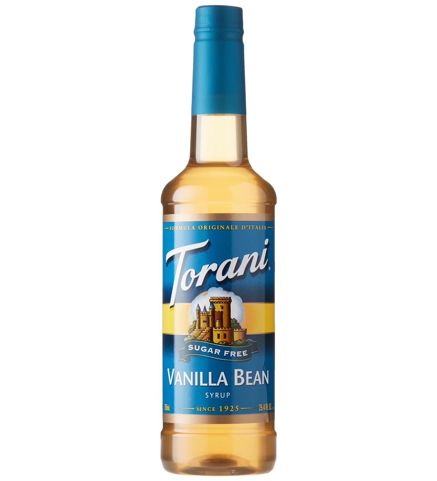 Torani SUGAR FREE VANILLA BEAN SYRUP PET (PLASTIC) BOTTLE 750ML Plastic Bottle - Buy Online on SooperMarket.com