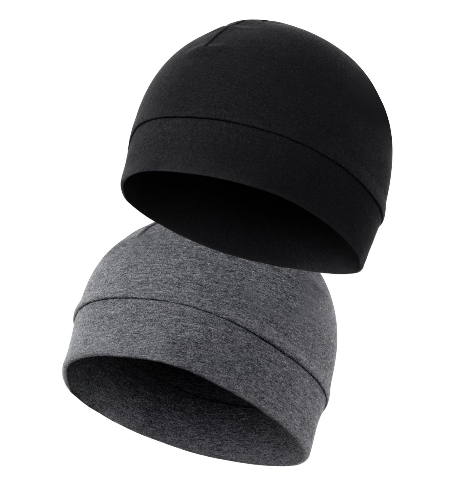 MELLIEX 2 Pack Cycling Cap - Under Helmet Cotton Skull Cap for Men & Women | Multifunctional Winter Hat & Helmet Lining - Buy Online on SooperMarket.com