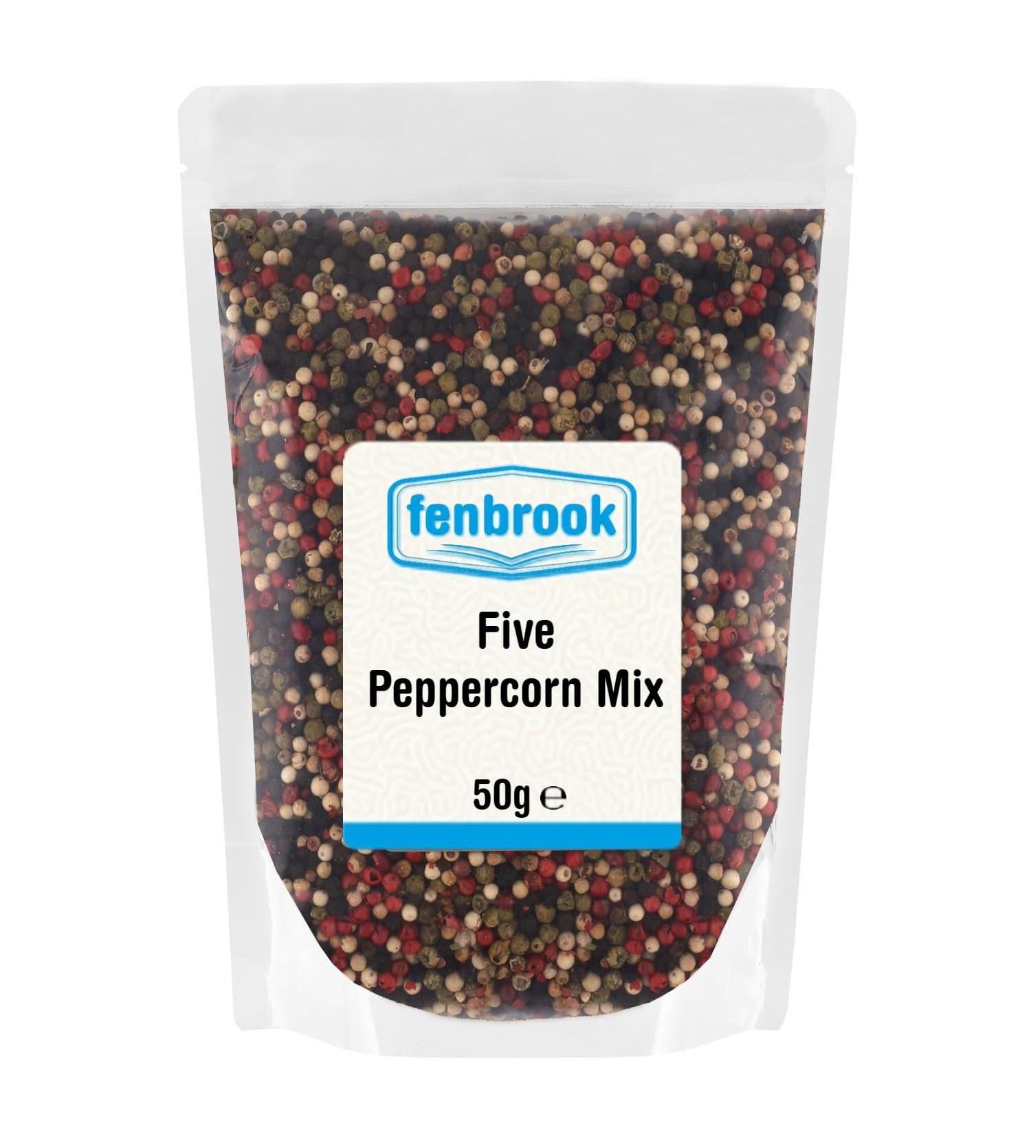 Five Peppercorn Mix 50g by Fenbrook