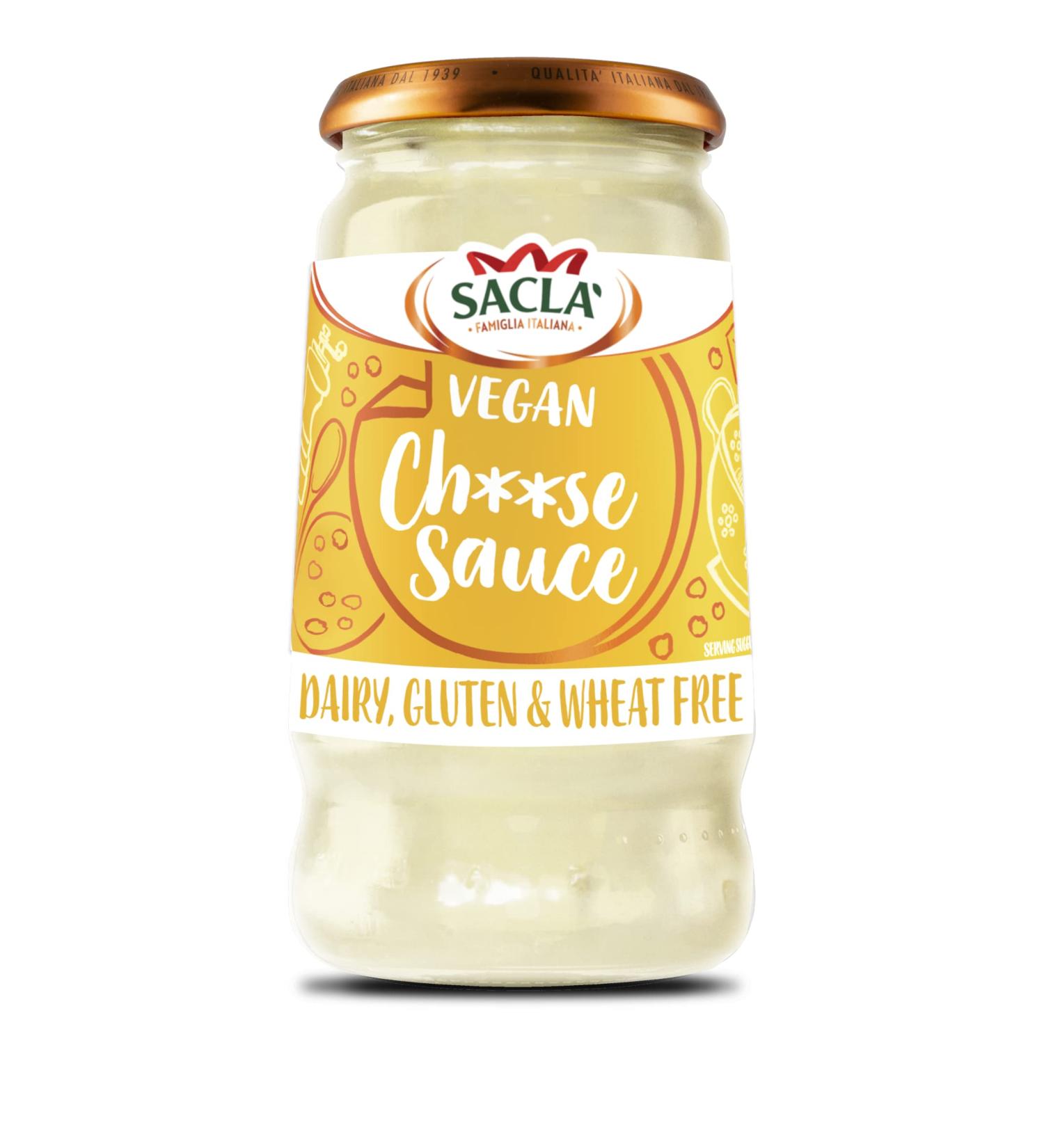 Sacla' Vegan Cheese Sauce 350g (6) - Buy Online on SooperMarket.com