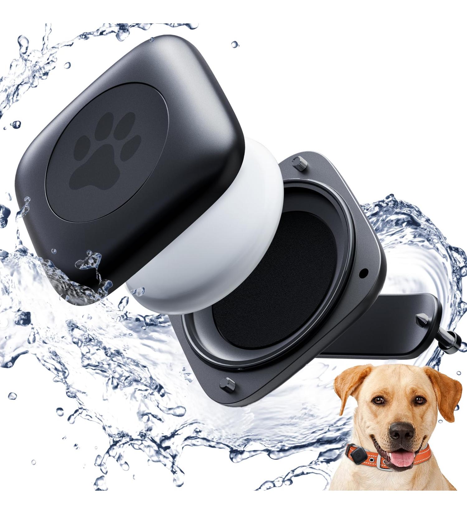 Cloudvalley Airtag Dog Collar - IPX8 Waterproof GPS Tracker for Apple Airtags - Lightweight Easy Install Anti-Loss Cover for Dogs & Cats - Buy Online on SooperMarket.com