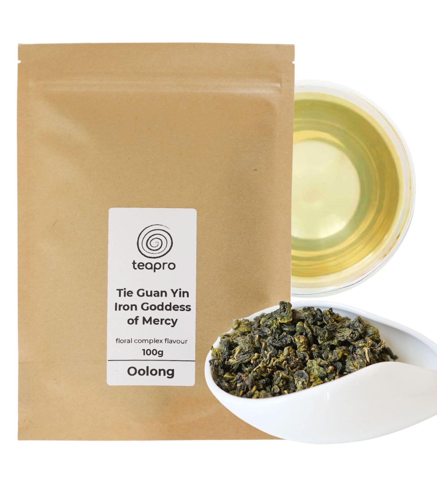 Teapro Premium Tie Guan Yin Oolong Tea - 100g - Buy Online on SooperMarket.com