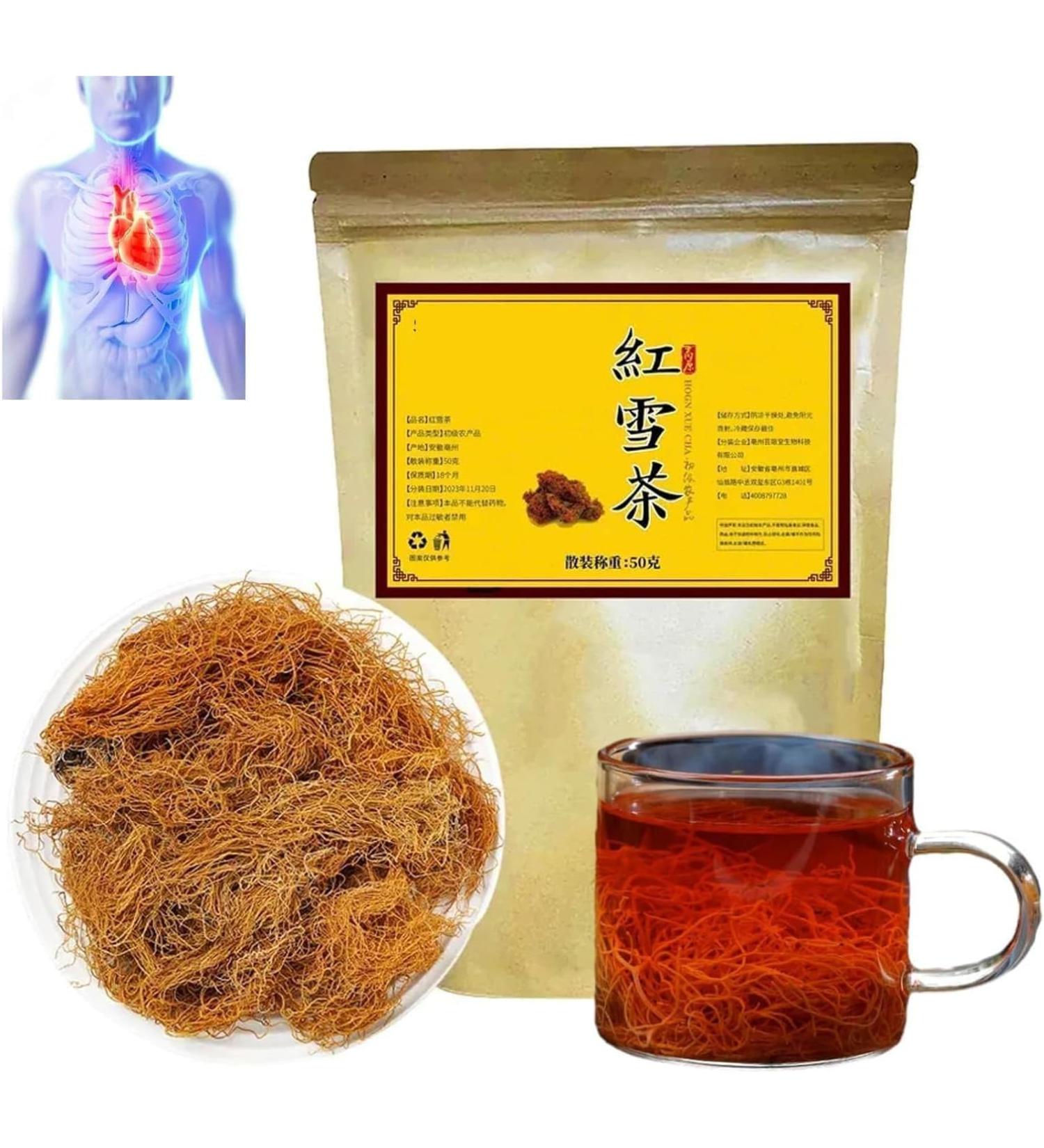 Golden Silk Red Snow Tea Senusto Red Snow Tea Natural Red Snow Tea Tibetan Plateau Red Snow Tea Unique Chinese Tea for Women and Men (3pcs) - Buy Online on SooperMarket.com
