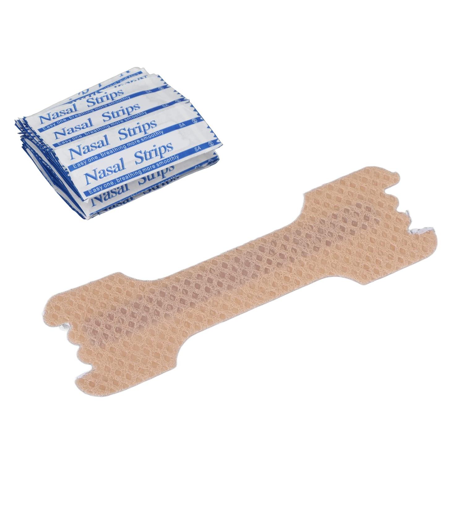 Pack of 50 Disposable Nasal Strips - Snore Stopper for Improved Breathing - 5.5 X 1.6 CM - Buy Online on SooperMarket.com
