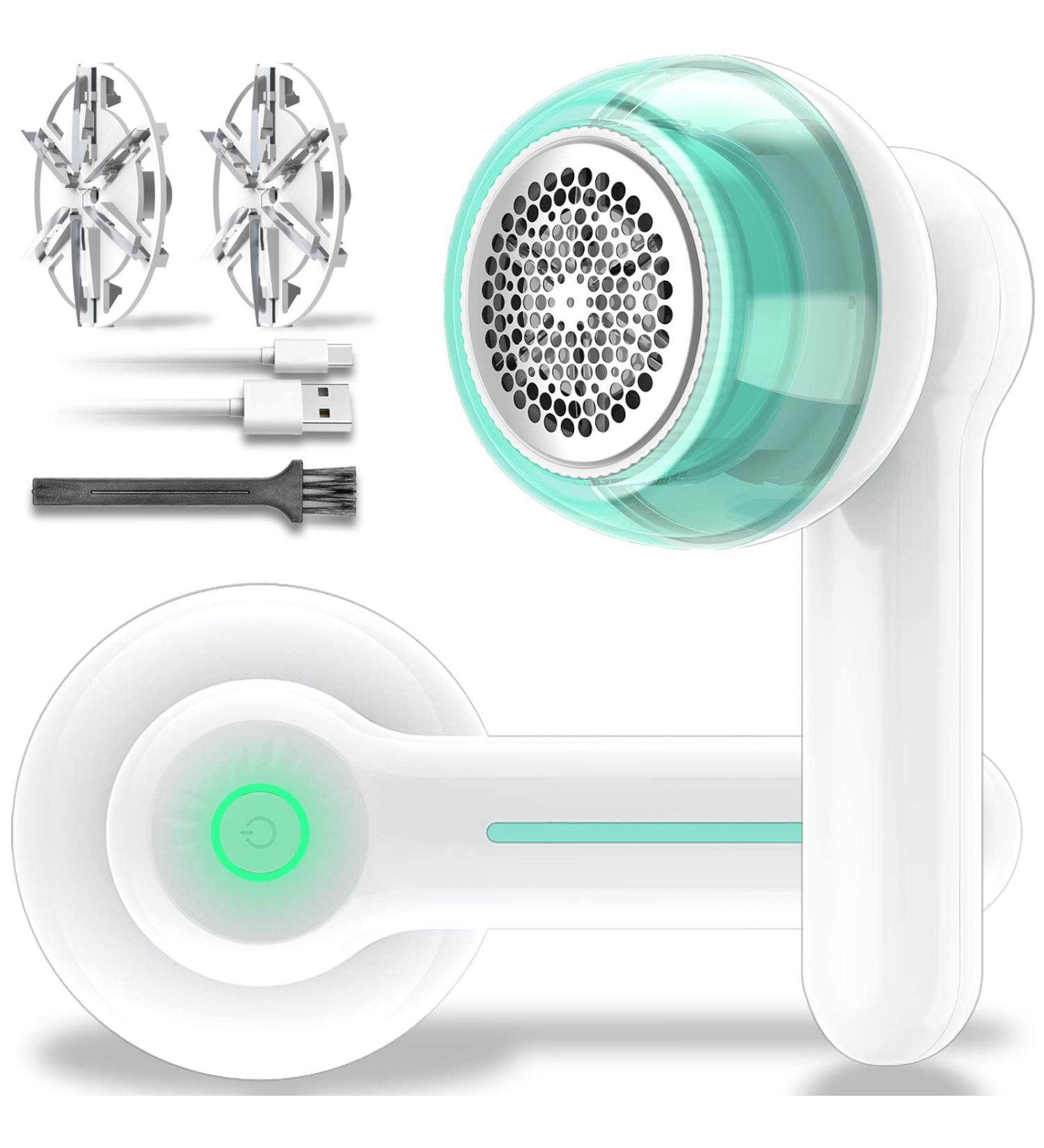 Lint Remover & Fabric Shaver - Electric Bobble Remover for Clothes USB Charging Sweater Shaver with 2 Replacement Heads - Shop Internationally - Buy Online on SooperMarket.com