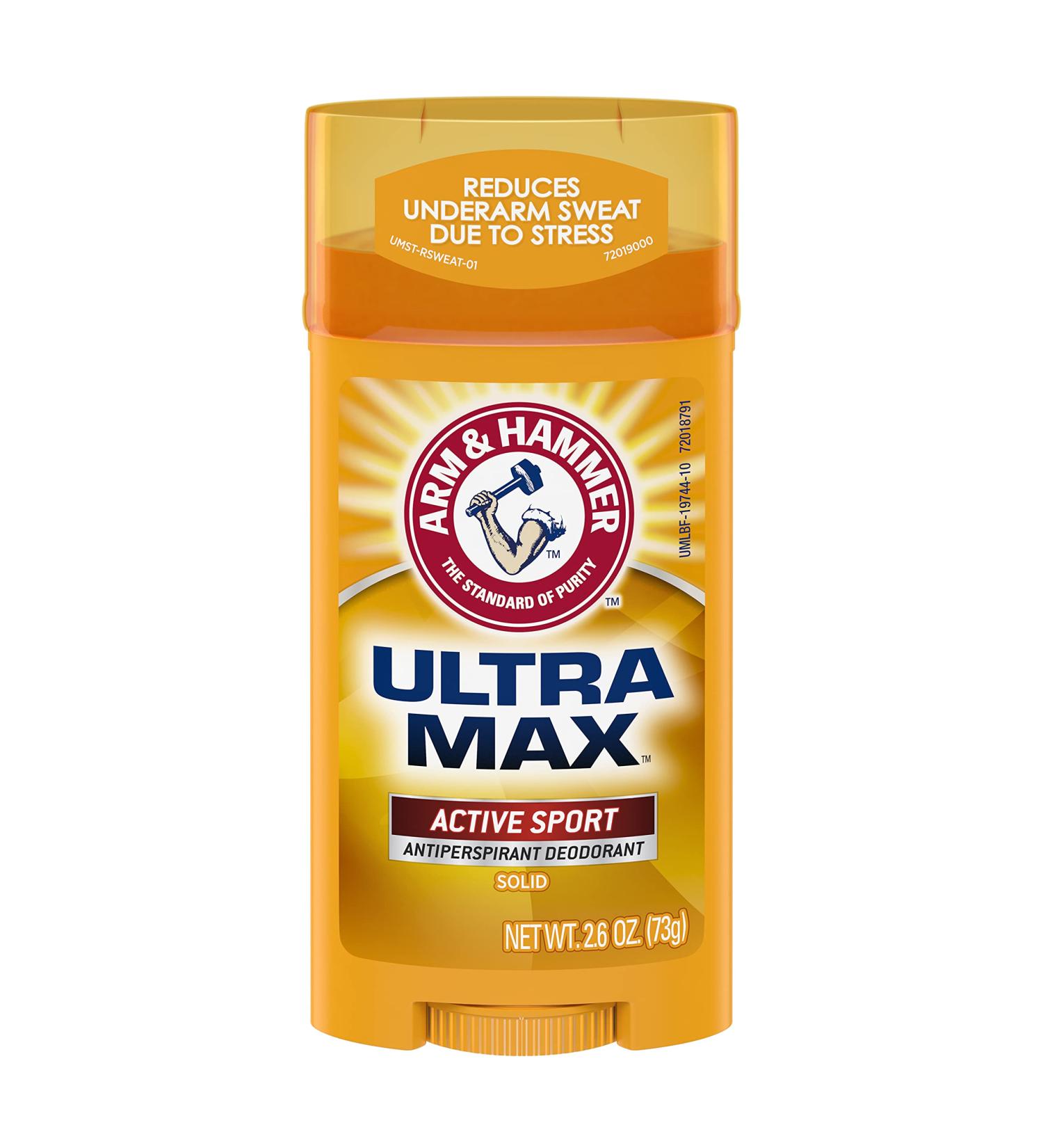 ARM & HAMMER ULTRAMAX Active Sport Anti-Perspirant Deodorant 2.60 oz (Pack of 11) - Buy Online on SooperMarket.com