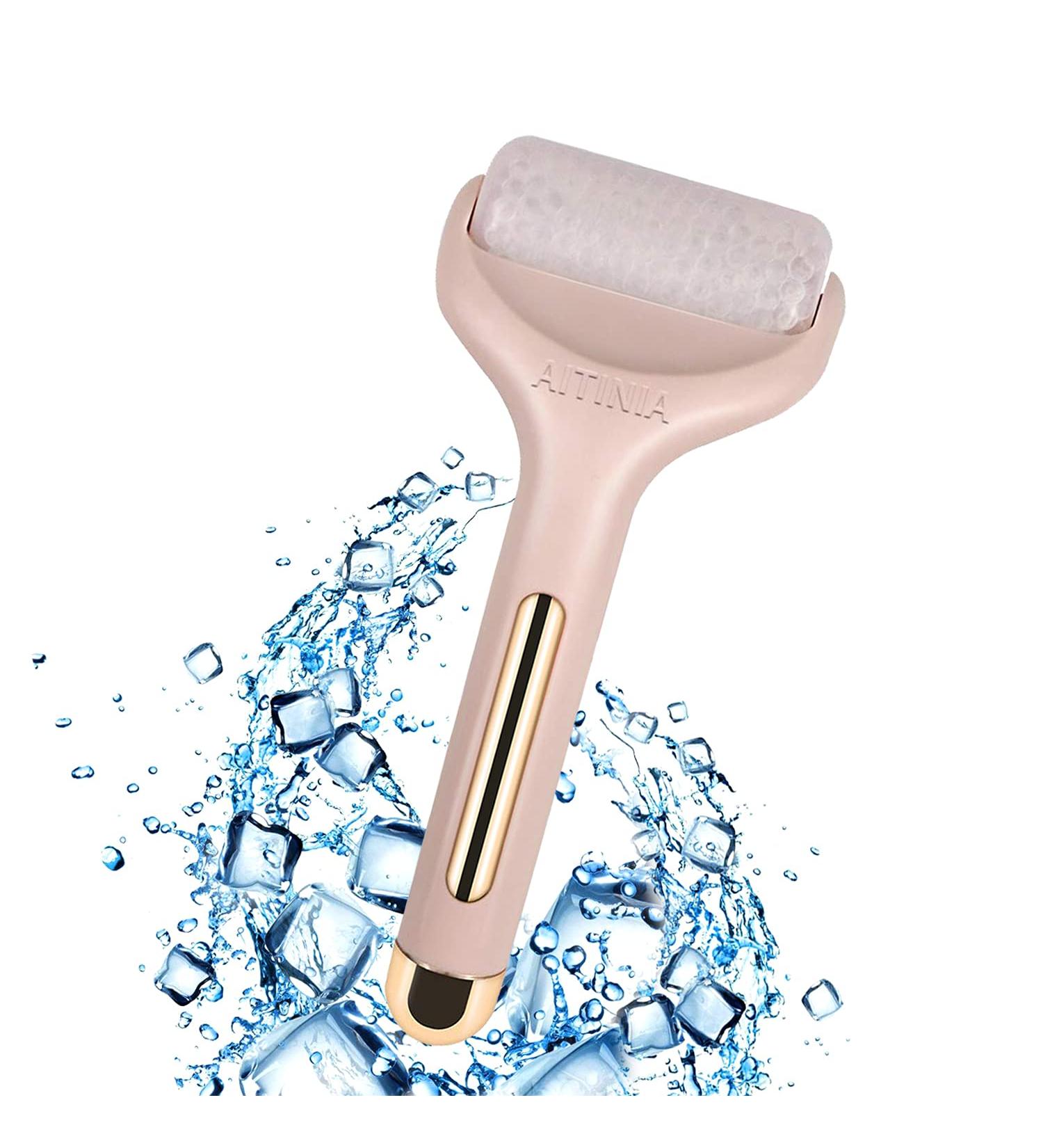 AITINIA Ice Roller - Face Roller Massager for Puffiness Relief, Pain, and Minor Injuries - Pink - Buy Online on SooperMarket.com