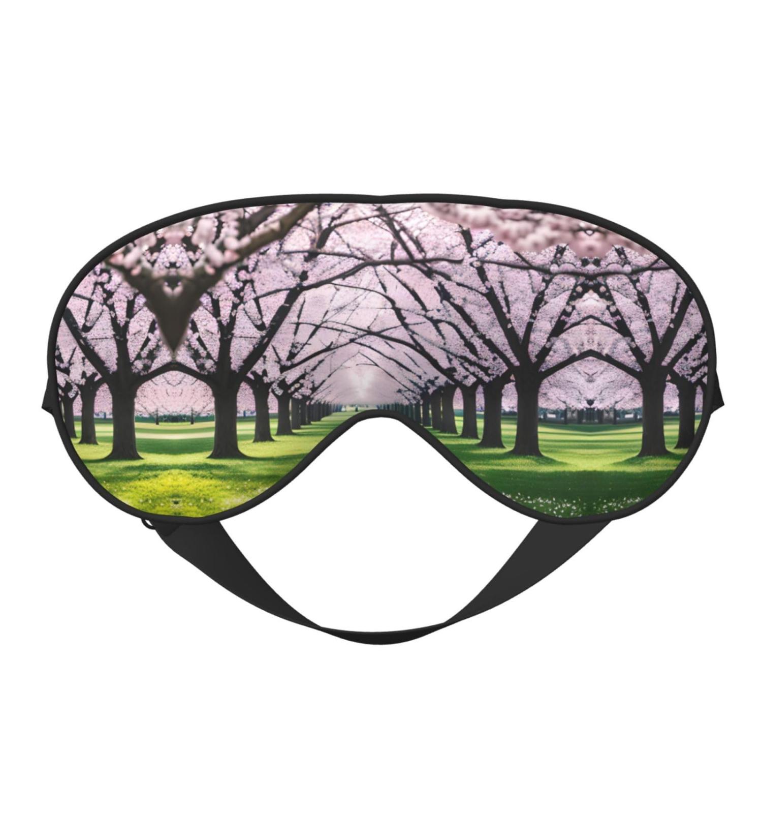 Spring is in The Air Soft Eye Mask Sleeping Mask Breathable Eye Patch for Women Perfect for Travel and Relaxation - Buy Online on SooperMarket.com
