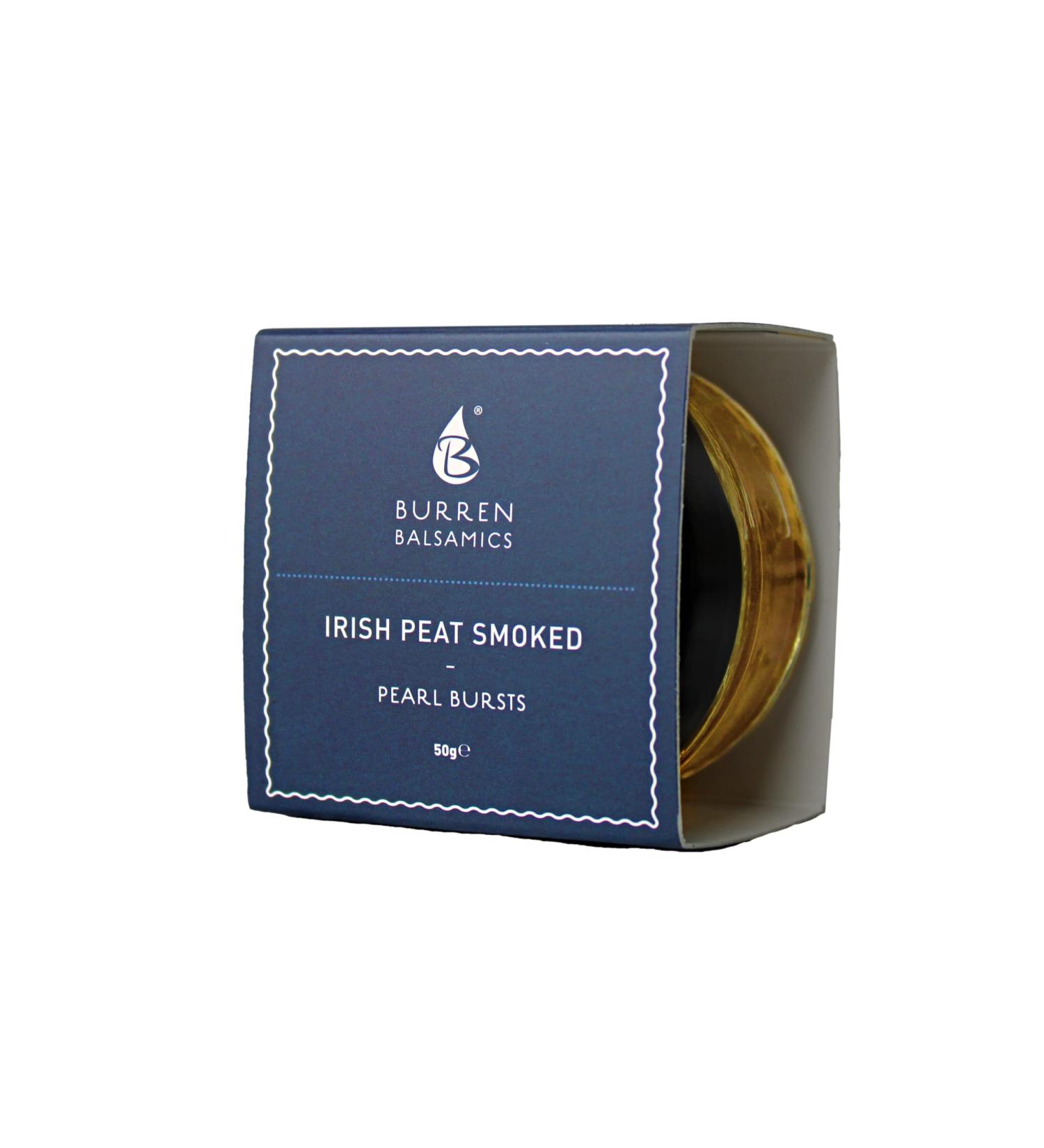 Burren Balsamics Irish Peat Smoked Pearls 50g - Exquisite Flavor Enhancer - Buy Online on SooperMarket.com