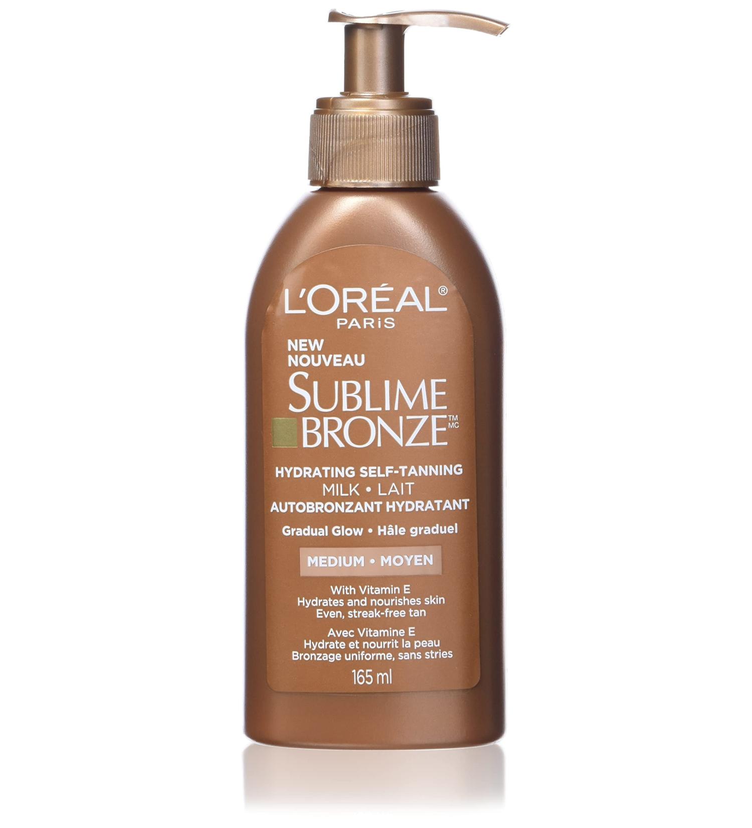 L'Oreal Paris Sublime Bronze Hydrating Sunless-Tanning Milk Medium 5.5 fl. oz - Buy Online on SooperMarket.com