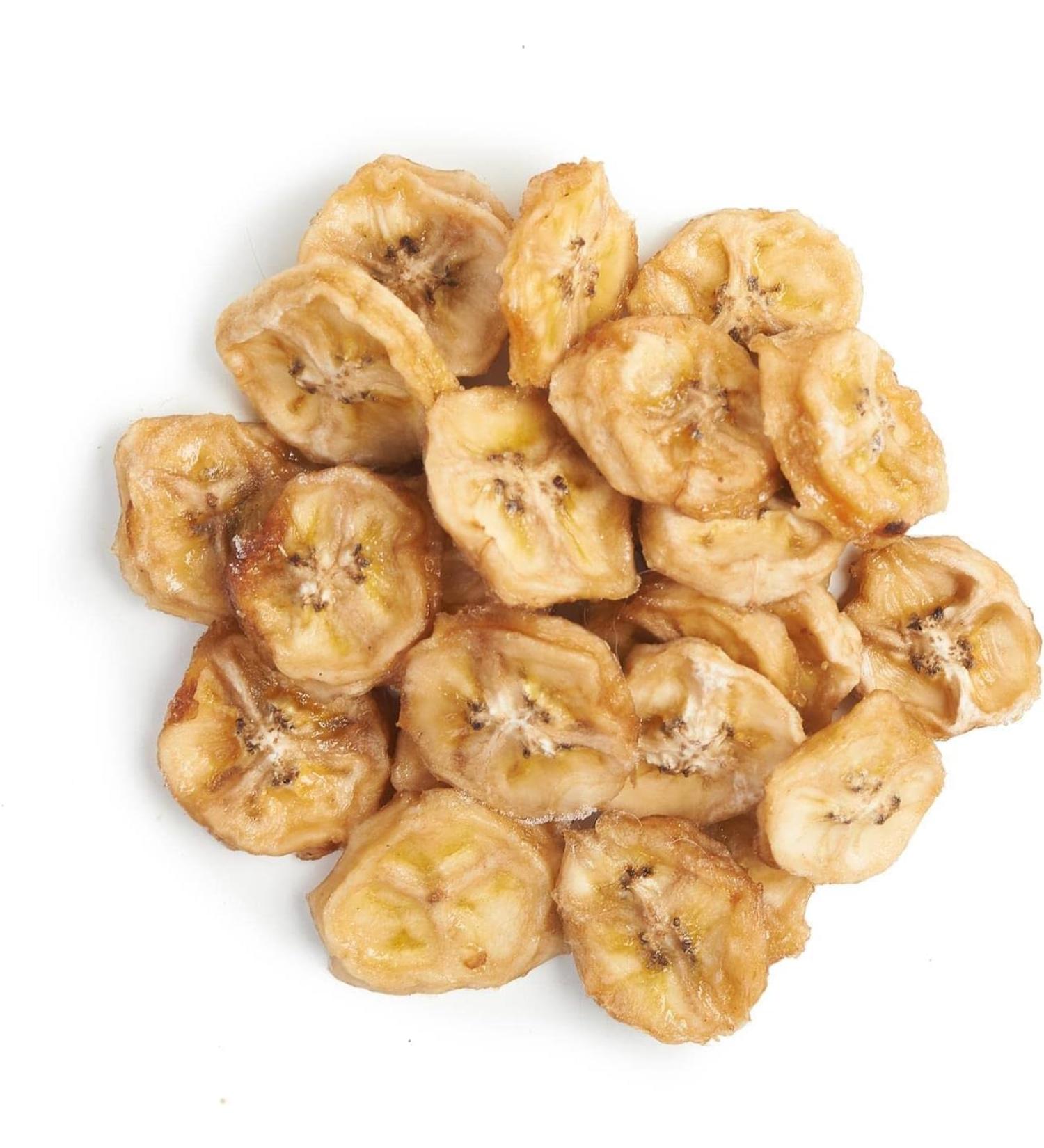Organic dehydrated Banana coins/chips by - soft and chewy Sri Lankan banana (1kg) - no added sugar sweeteners or additives - Buy Online on SooperMarket.com
