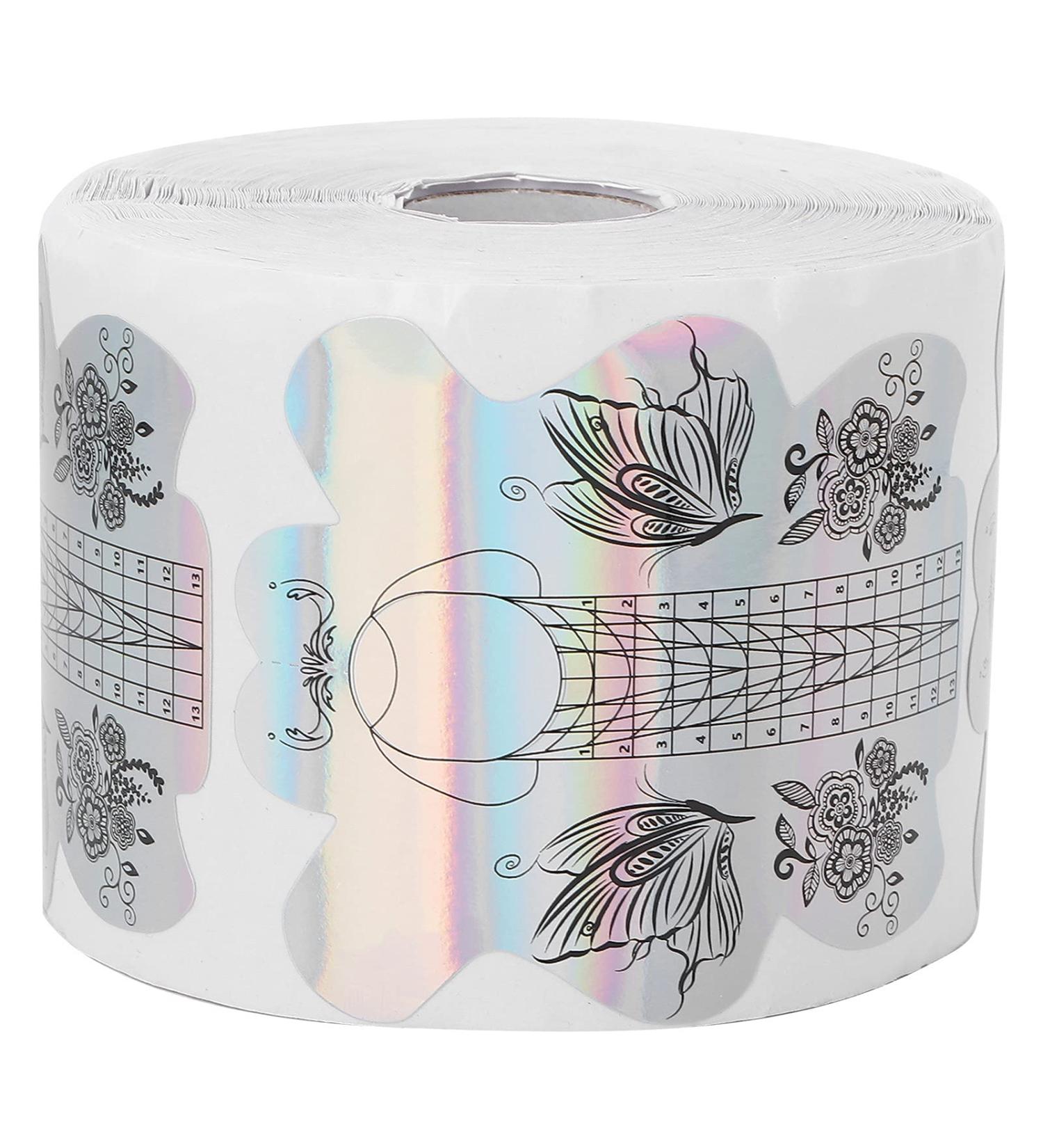 300PC Nail Extension Stickers - Self-Adhesive Nail Art Guides for Beautiful Patterns - Perfect for Women - Buy Online on SooperMarket.com