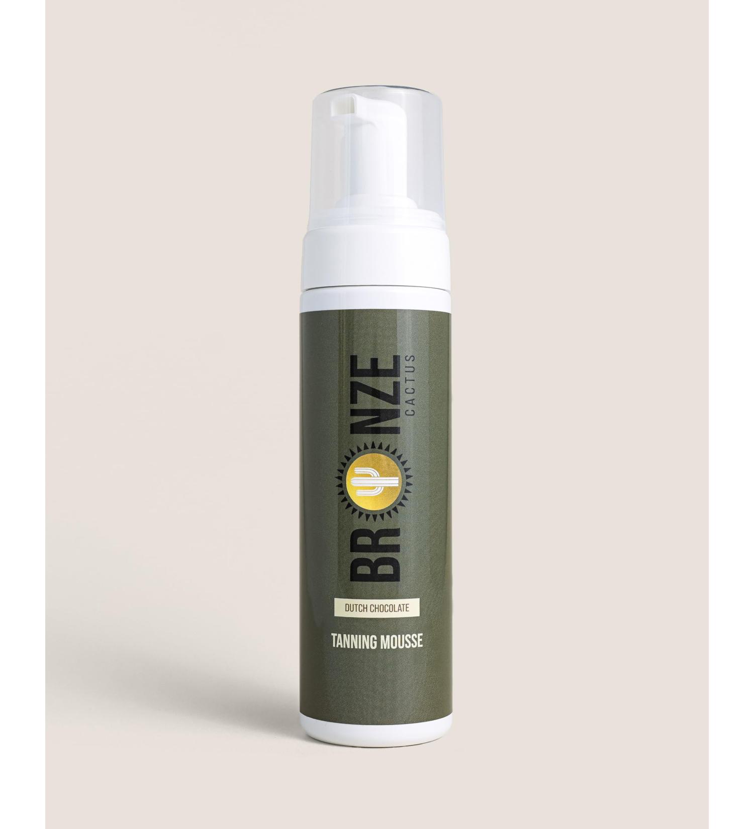 Dutch Chocolate Deluxe Tanning Mousse | Quick-Dry Streak-Free Scent-Free | Achieve Deep Dark Tan with 100% Natural Ingredients - International Shipping Available - Buy Online on SooperMarket.com
