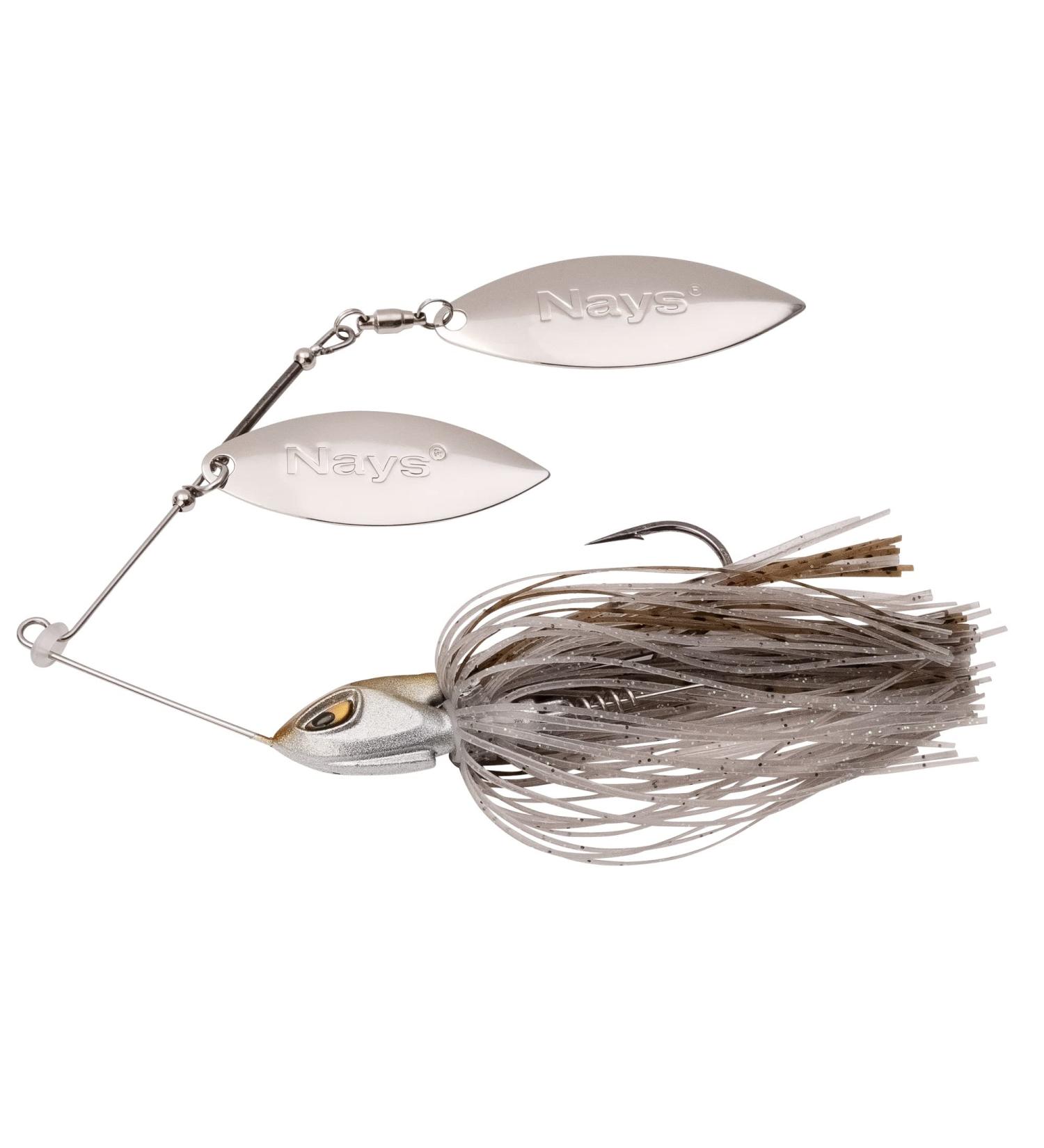 Nays MZ RNNR Size L 21g Spinnerbait Hardbait Metal Lure Spinner Maze Runner for predatory fish for pike zander and perch (D-02)