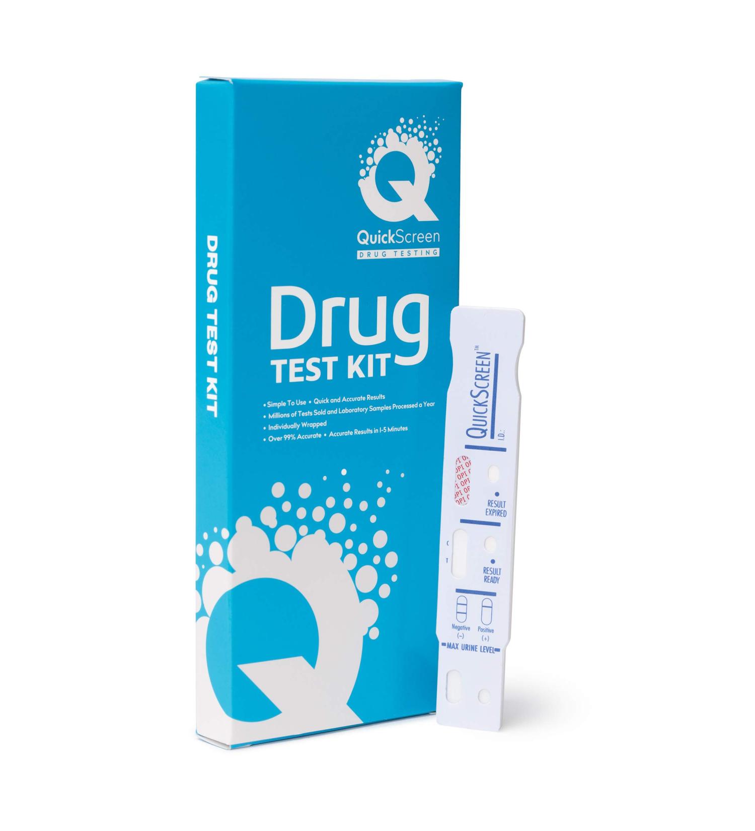 QuickScreen 1 Panel Opiates OPI Drug Test (25 Tests) - Fast & Accurate Screening - Buy Online on SooperMarket.com